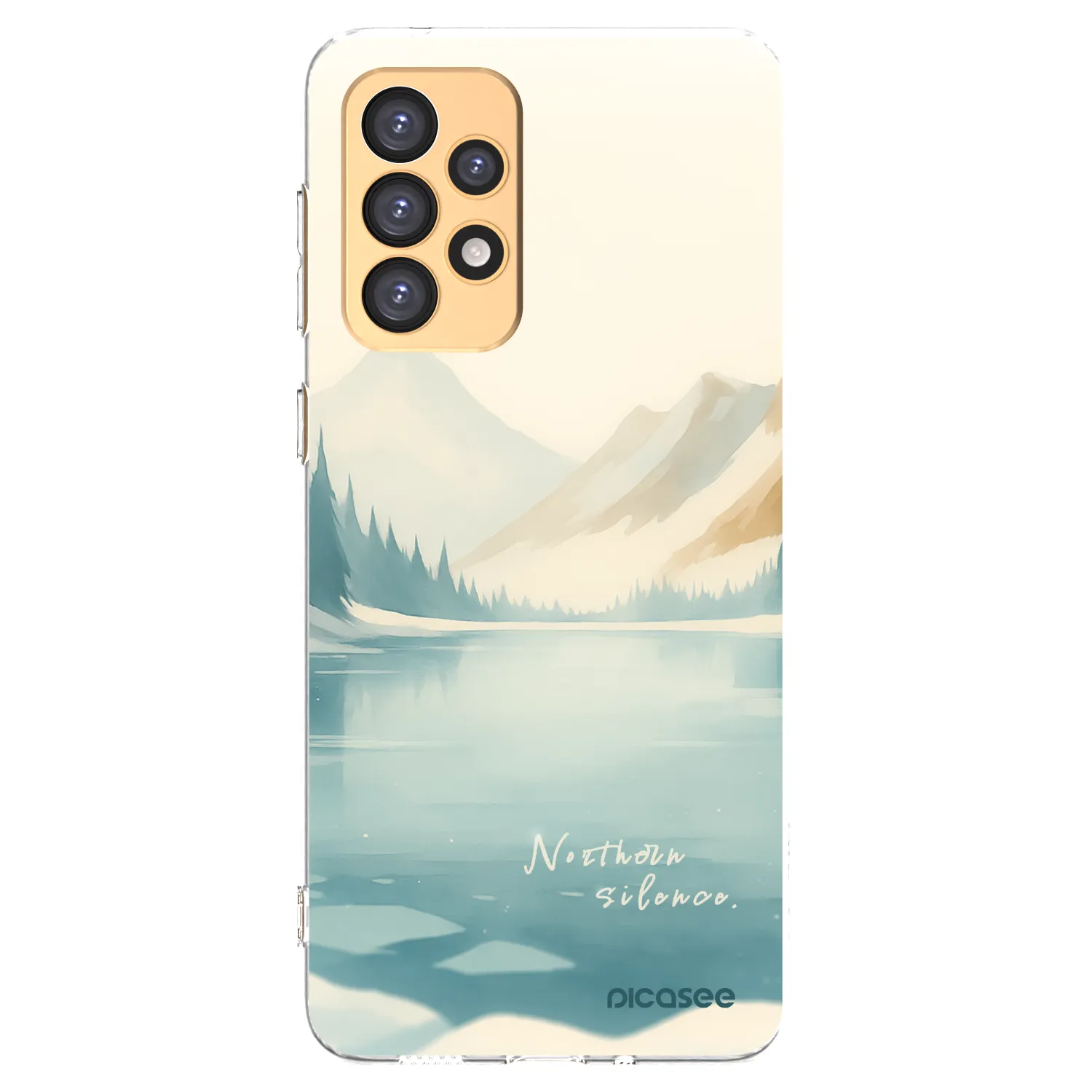 Picasee διαφανής θήκη σιλικόνης Samsung Galaxy A33 5G A336 - NOTHERN SILENCE