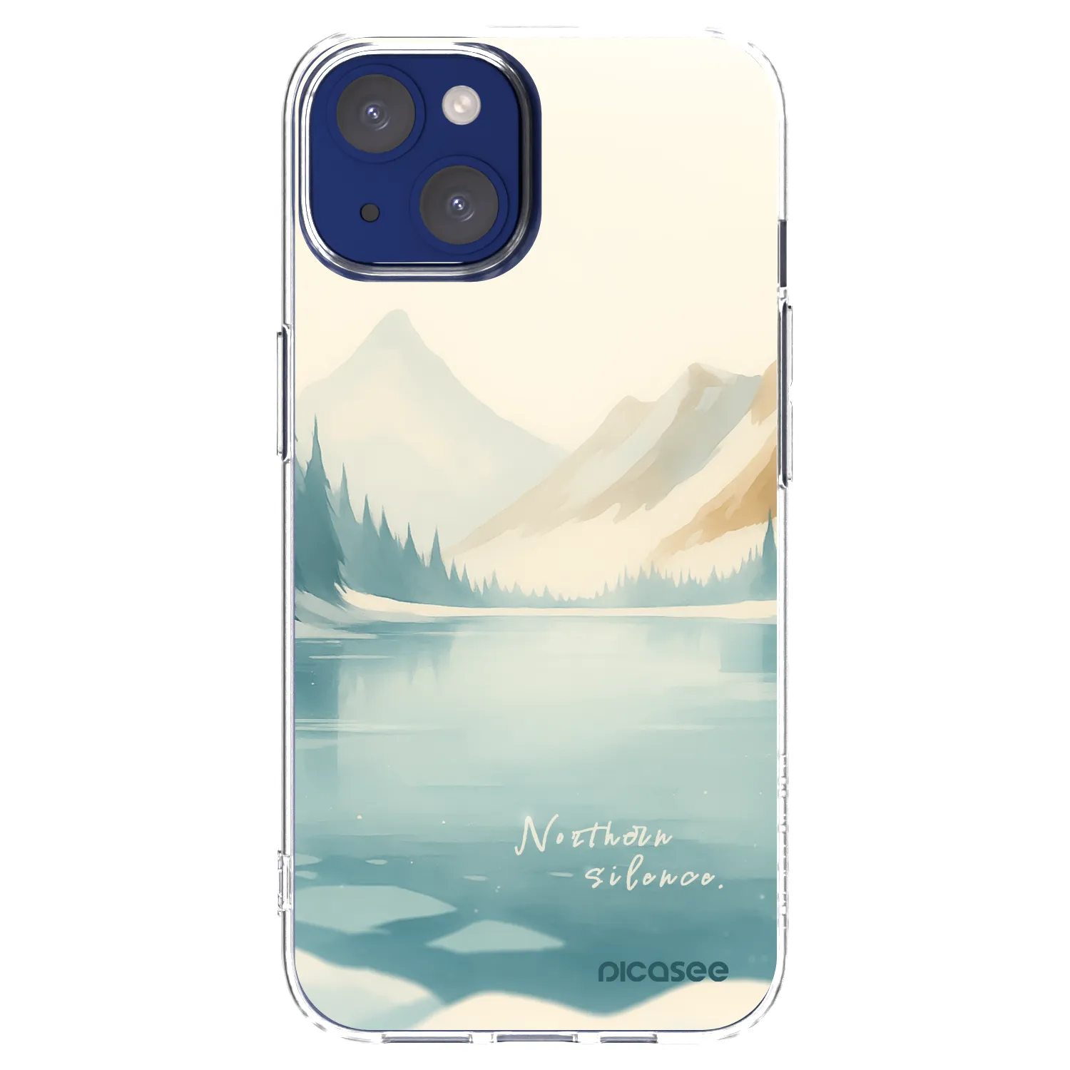 Picasee διαφανής θήκη σιλικόνης Apple iPhone 14 - NOTHERN SILENCE