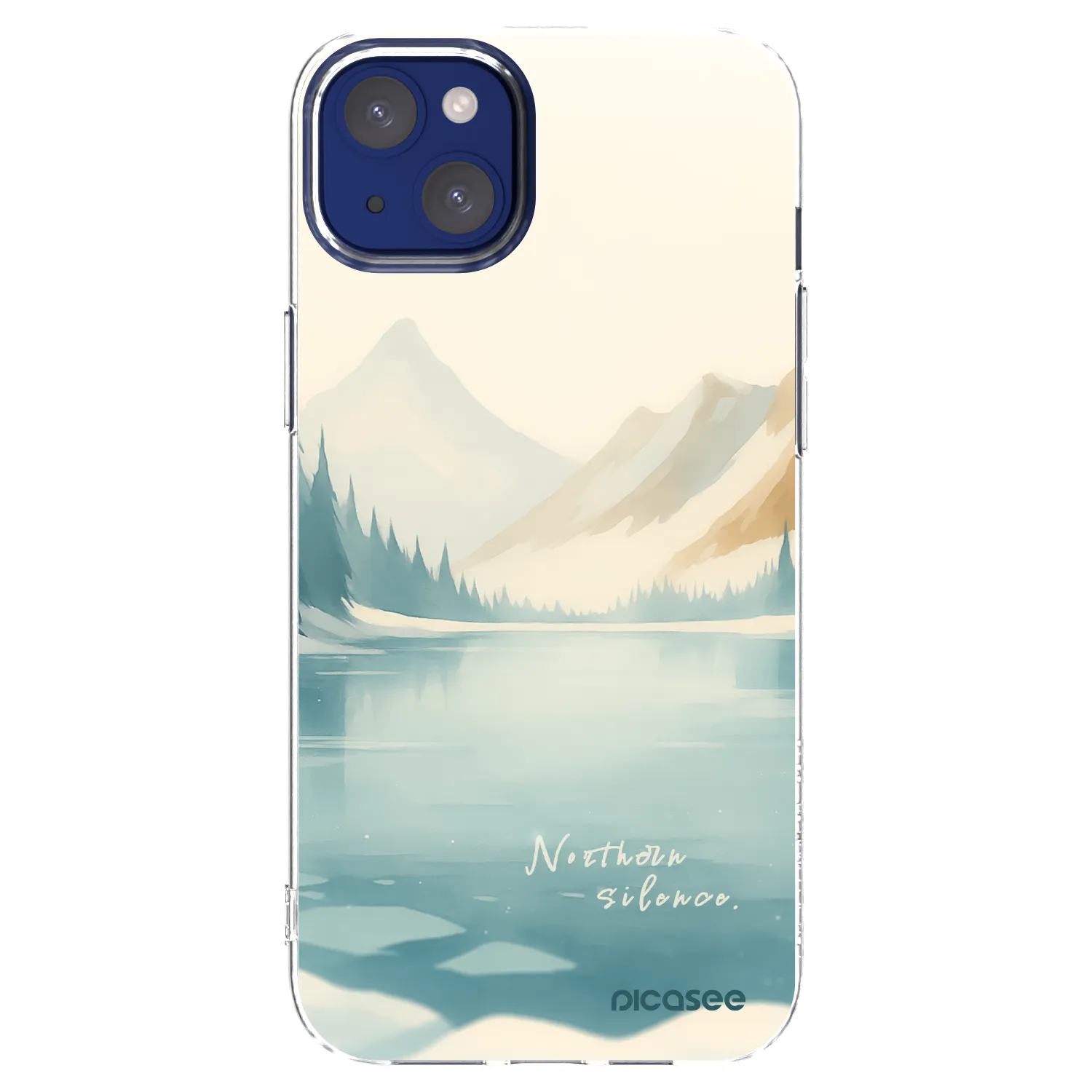 Picasee διαφανής θήκη σιλικόνης Apple iPhone 14 Plus - NOTHERN SILENCE