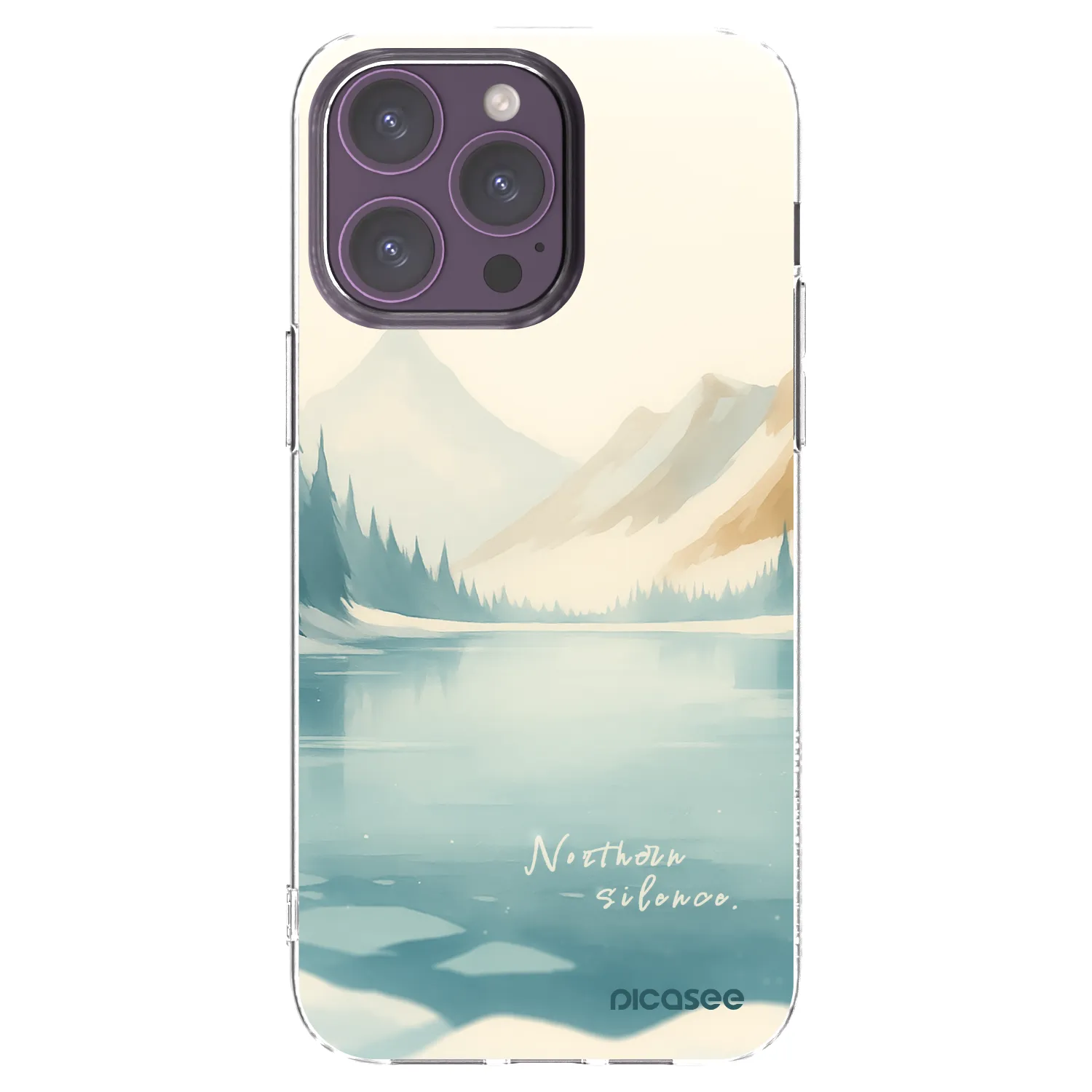 Picasee διαφανής θήκη σιλικόνης Apple iPhone 14 Pro Max - NOTHERN SILENCE