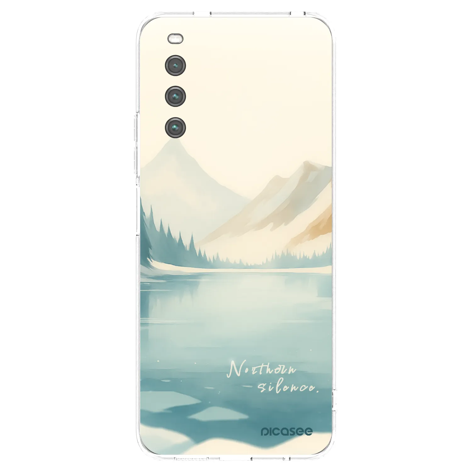 Picasee διαφανής θήκη σιλικόνης Sony Xperia 10 IV 5G - NOTHERN SILENCE