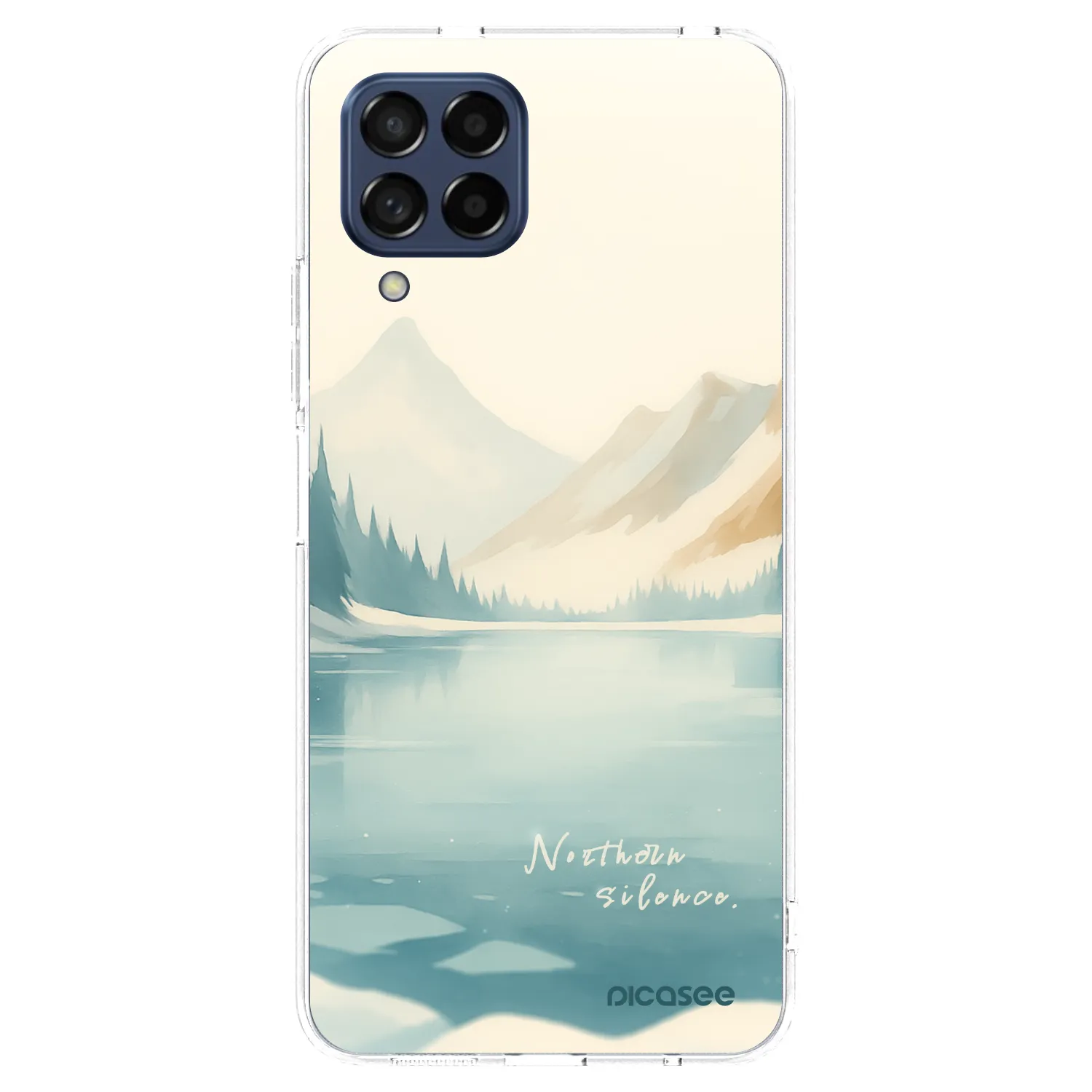 Picasee διαφανής θήκη σιλικόνης Samsung Galaxy M53 5G - NOTHERN SILENCE