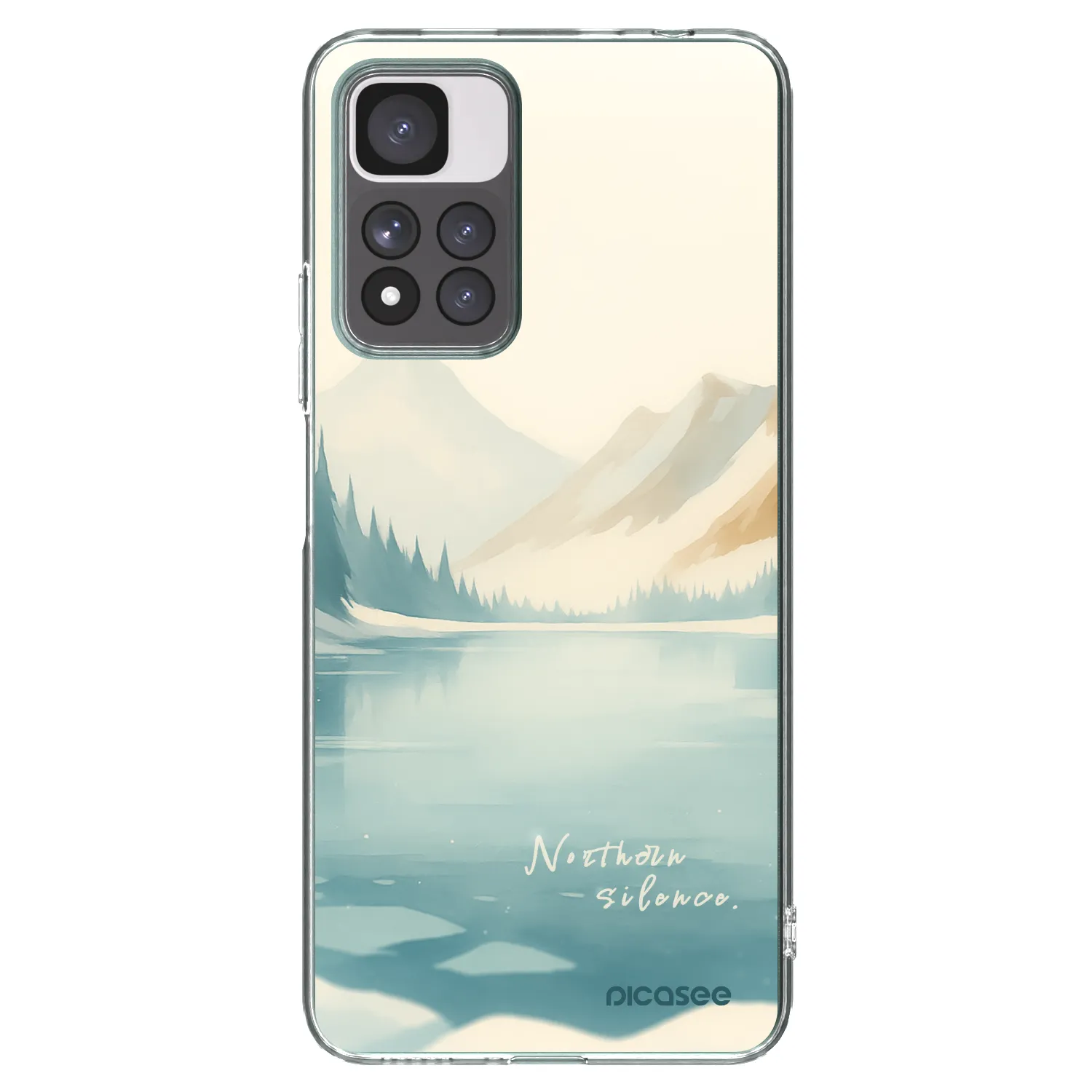 Picasee διαφανής θήκη σιλικόνης Xiaomi Redmi Note 11 Pro+ 5G - NOTHERN SILENCE