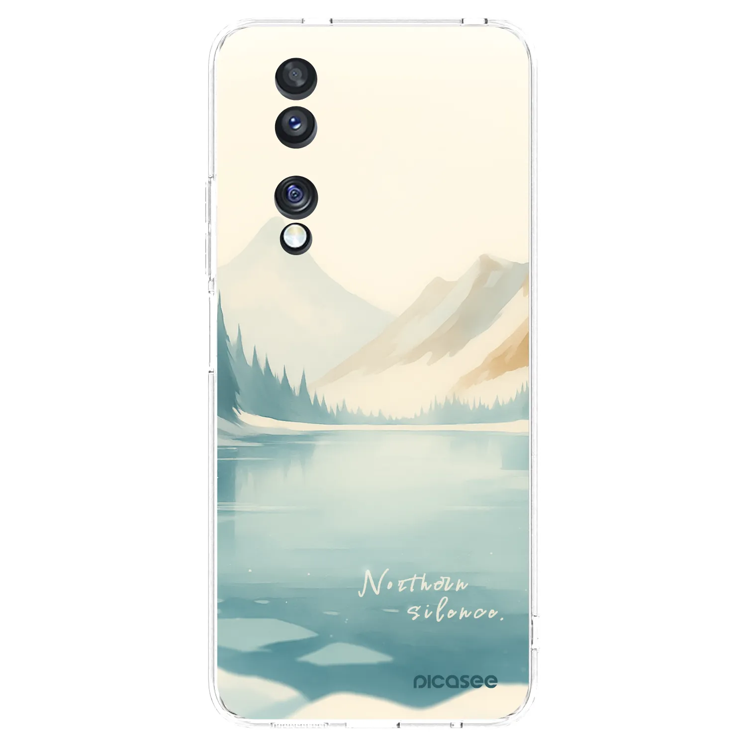 Picasee διαφανής θήκη σιλικόνης Honor 70 - NOTHERN SILENCE