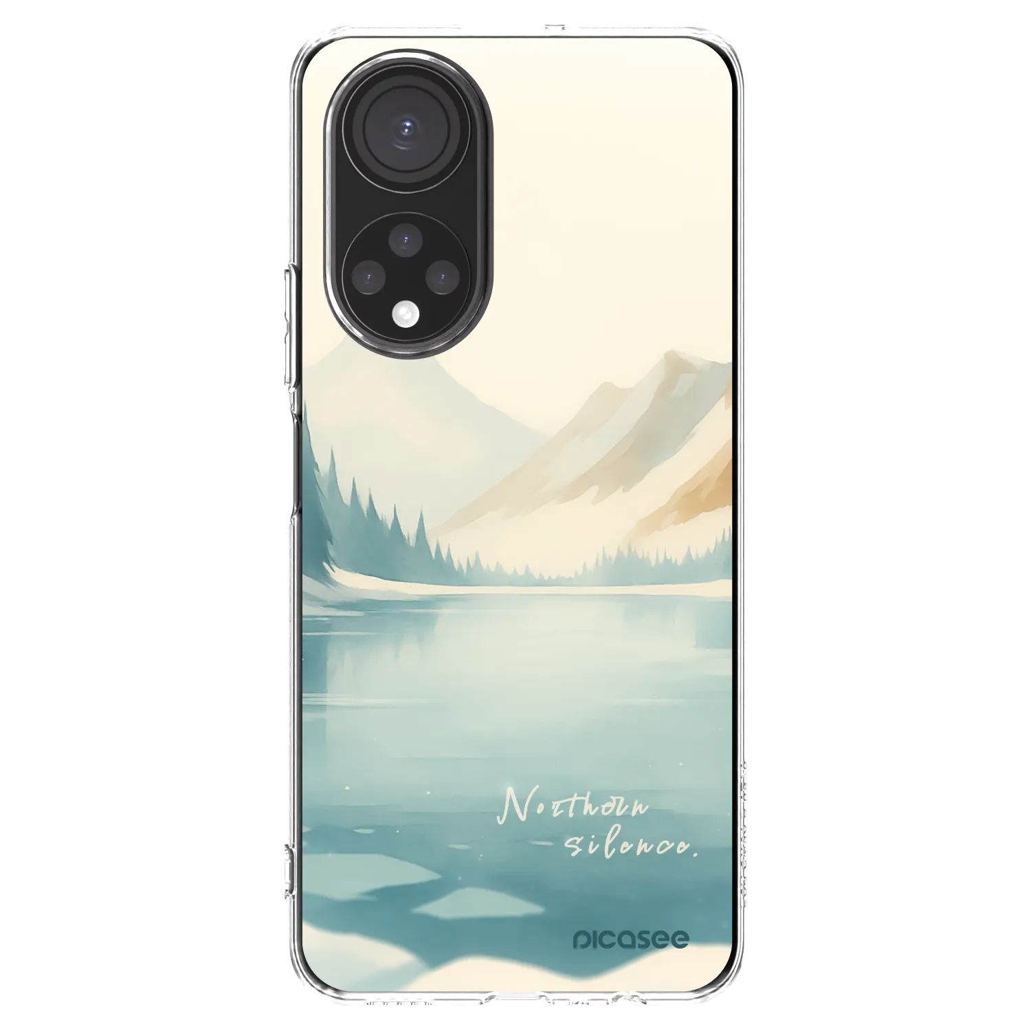 Picasee διαφανής θήκη σιλικόνης Honor X7 - NOTHERN SILENCE