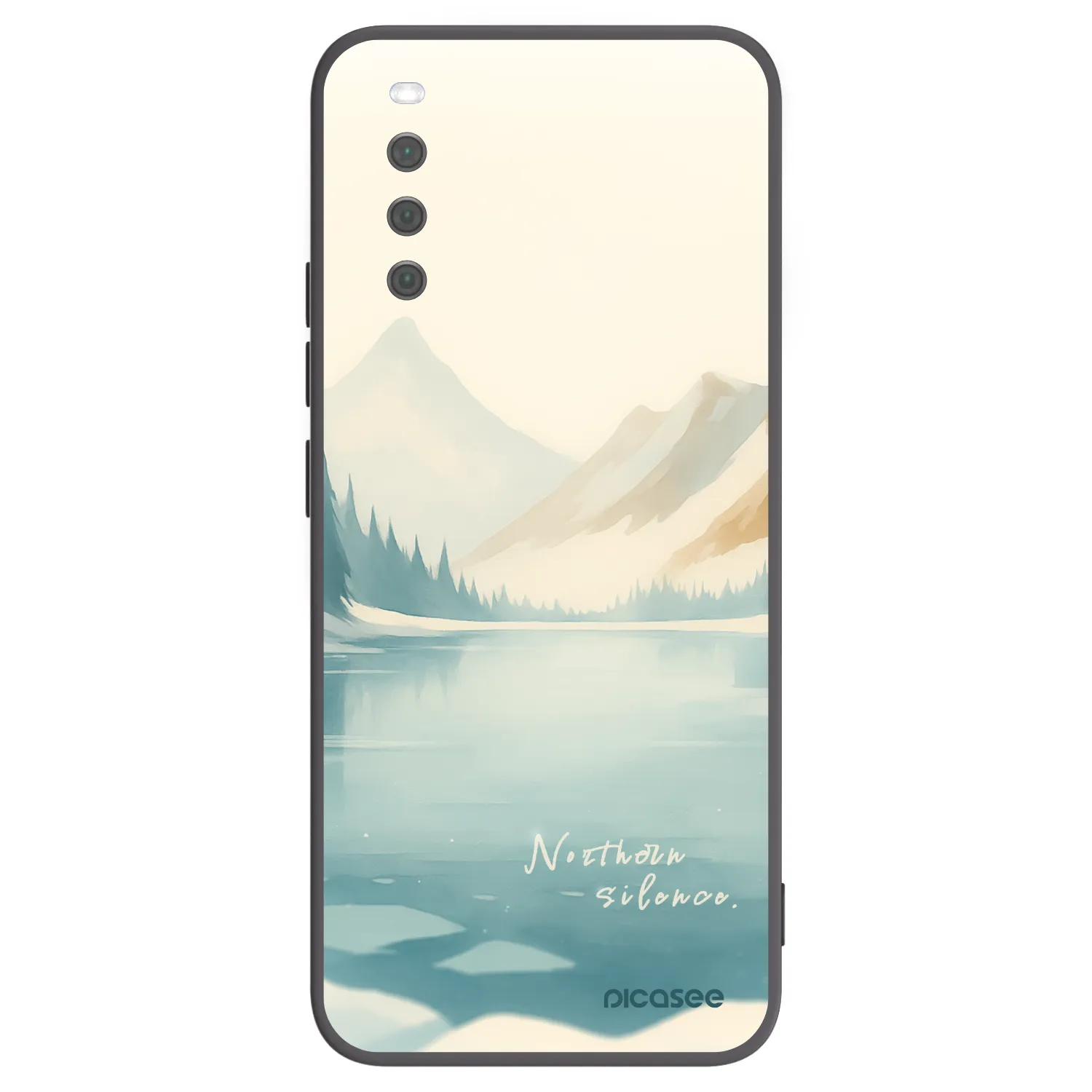 Picasee Μαύρη θήκη σιλικόνης για Sony Xperia 10 III - NOTHERN SILENCE