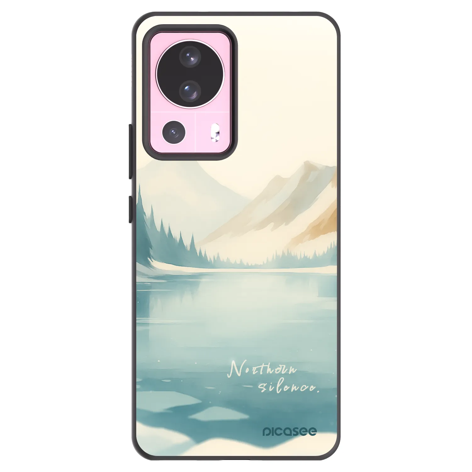 Picasee Μαύρη θήκη σιλικόνης για Xiaomi 13 Lite - NOTHERN SILENCE