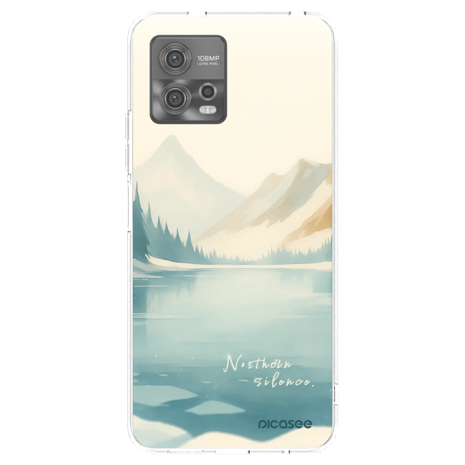 Picasee διαφανής θήκη σιλικόνης Motorola Moto G72 - NOTHERN SILENCE