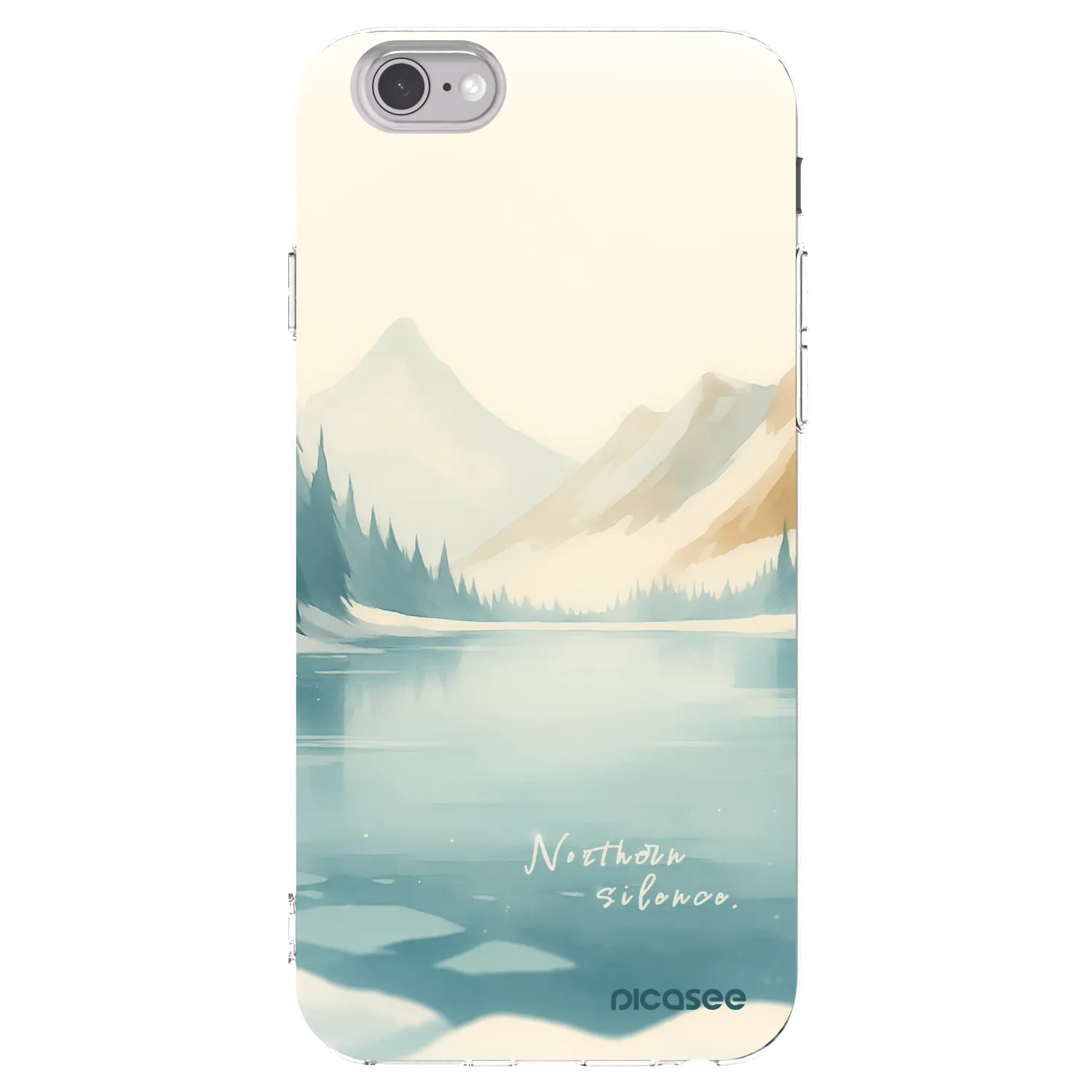 Picasee διαφανής θήκη σιλικόνης Apple iPhone 6/6S - NOTHERN SILENCE