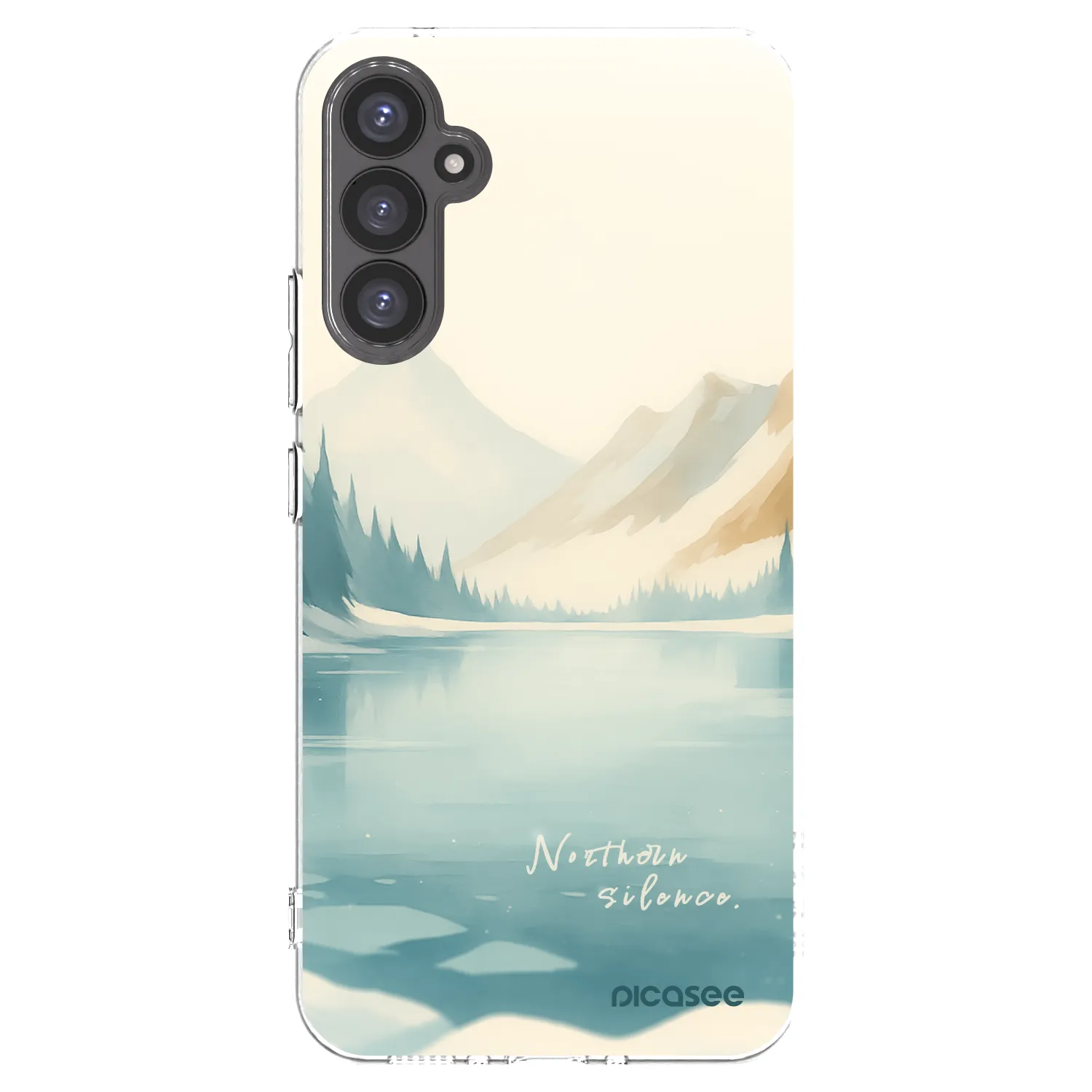 Picasee διαφανής θήκη σιλικόνης Samsung Galaxy A34 5G A346B - NOTHERN SILENCE