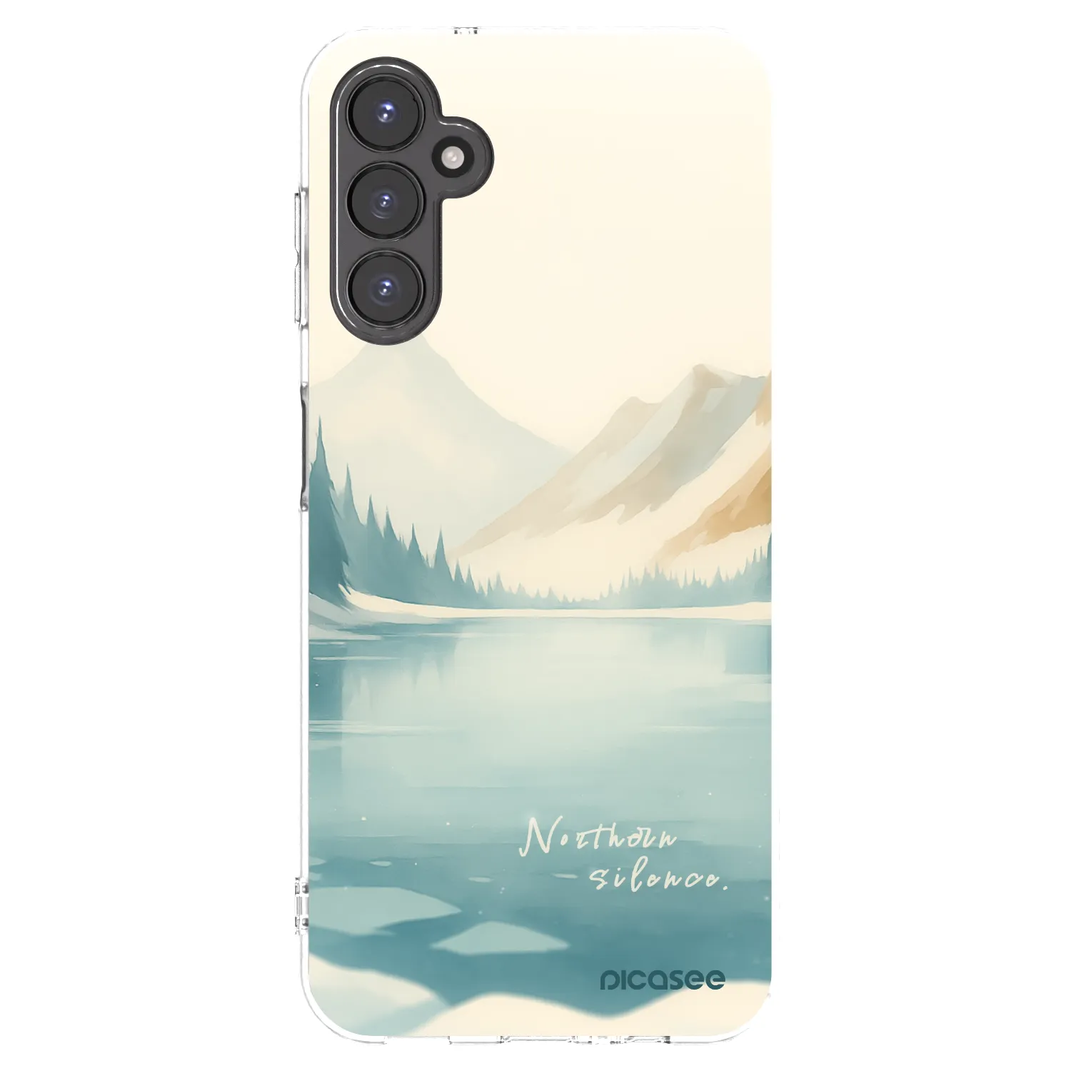 Picasee διαφανής θήκη σιλικόνης Samsung Galaxy A14 5G A146P - NOTHERN SILENCE