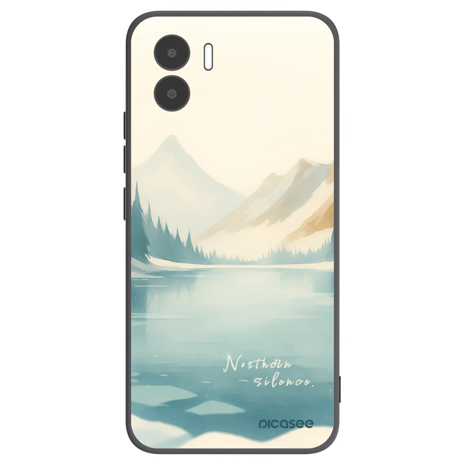 Picasee Μαύρη θήκη σιλικόνης για Xiaomi Redmi A2 - NOTHERN SILENCE