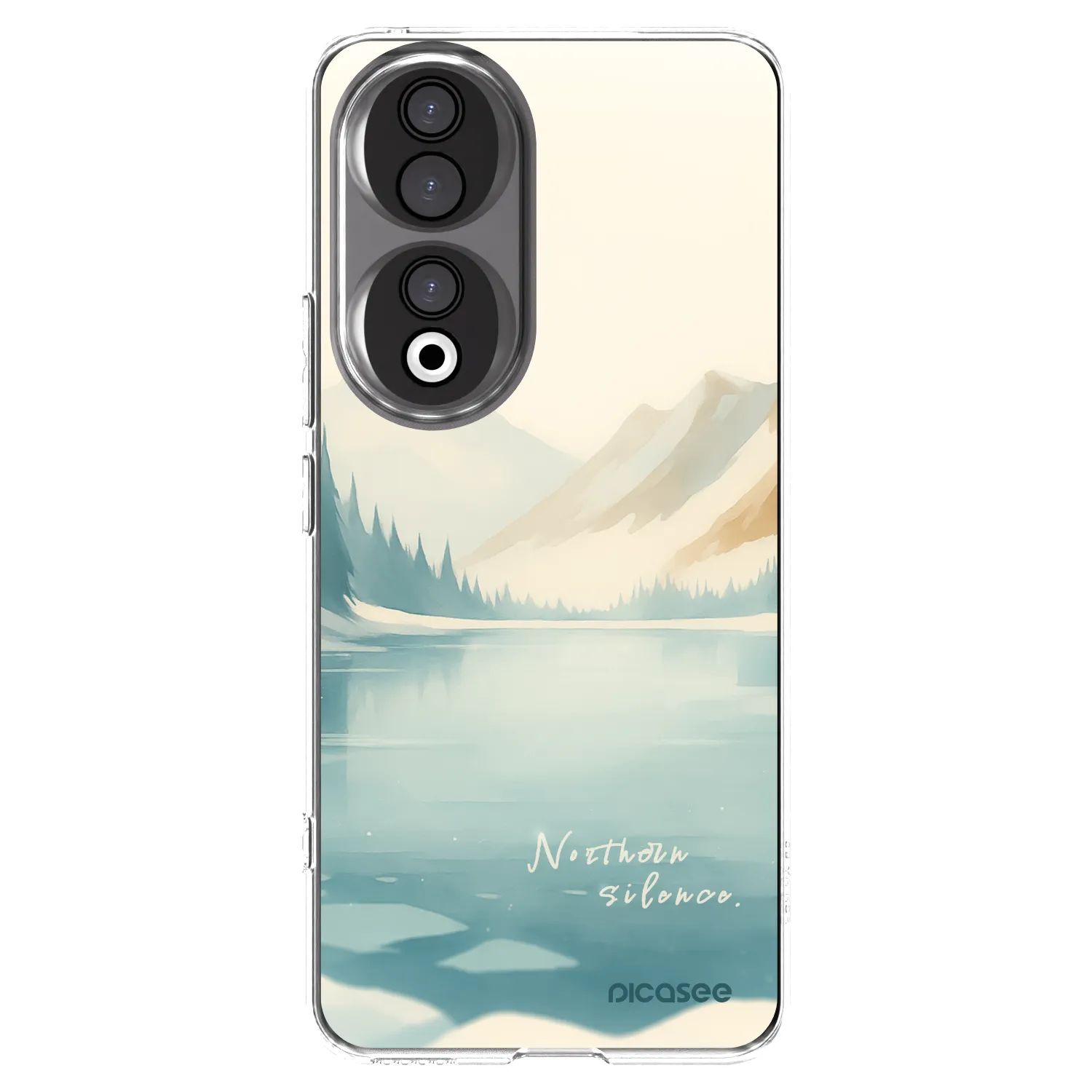 Picasee διαφανής θήκη σιλικόνης Honor 90 5G - NOTHERN SILENCE