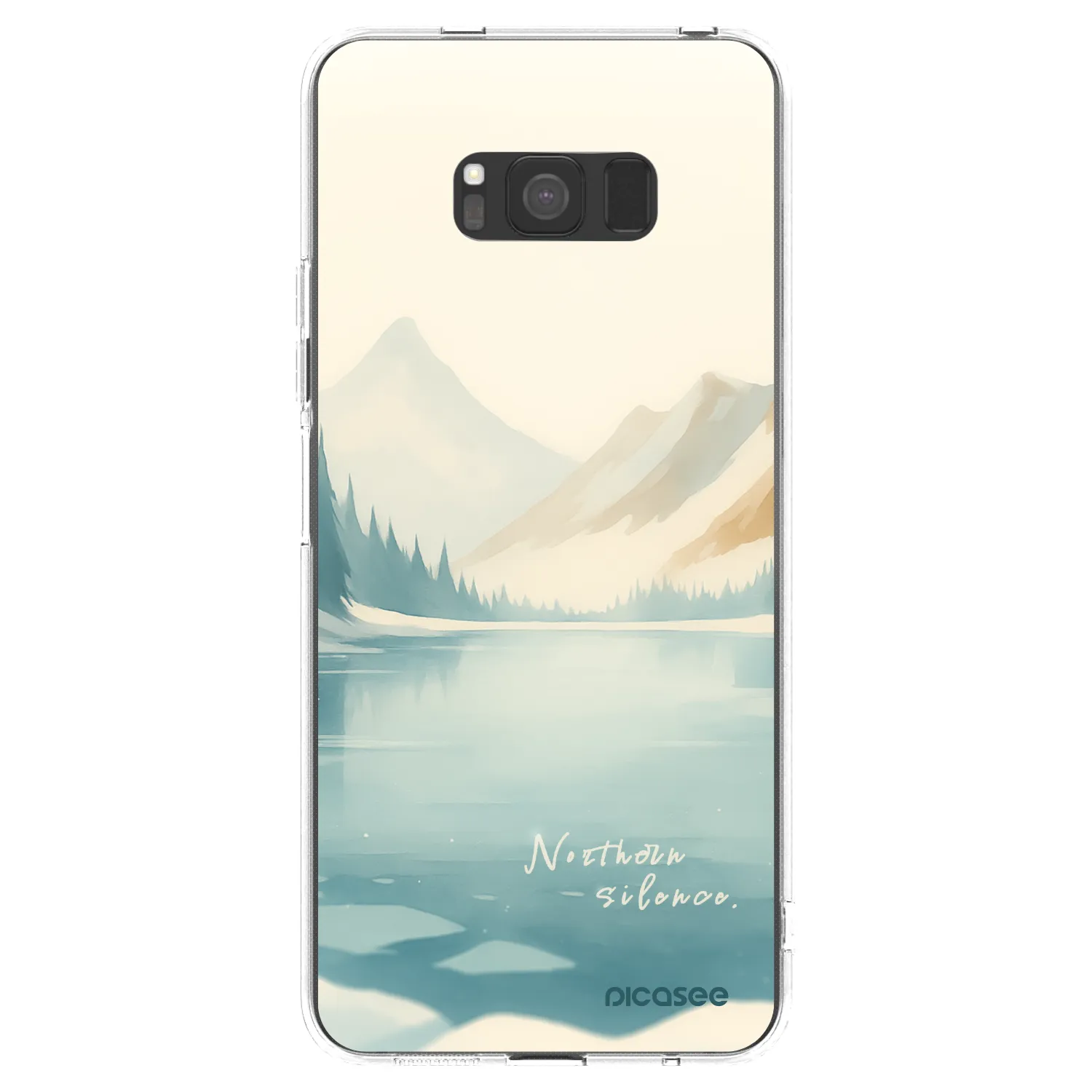 Picasee διαφανής θήκη σιλικόνης Samsung Galaxy S8 G950F - NOTHERN SILENCE