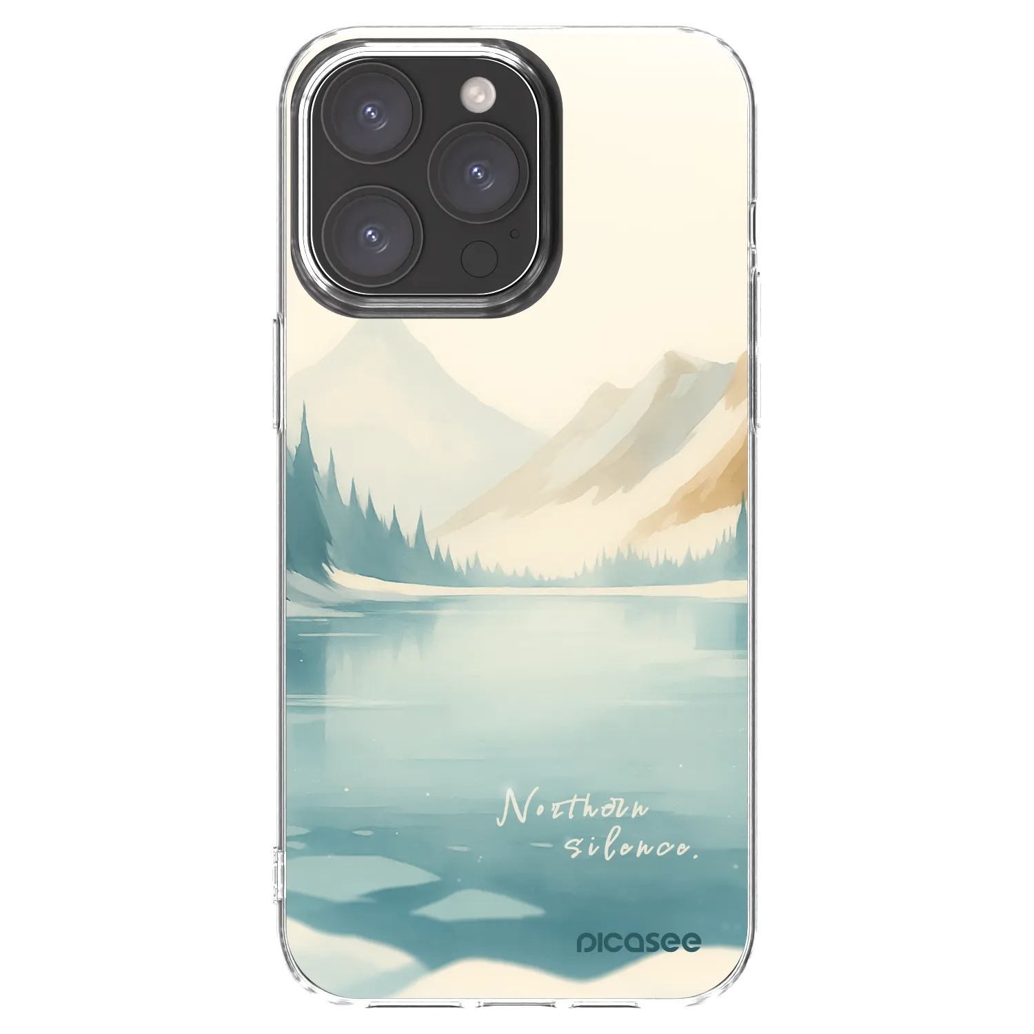 Picasee διαφανής θήκη σιλικόνης Apple iPhone 15 Pro Max - NOTHERN SILENCE