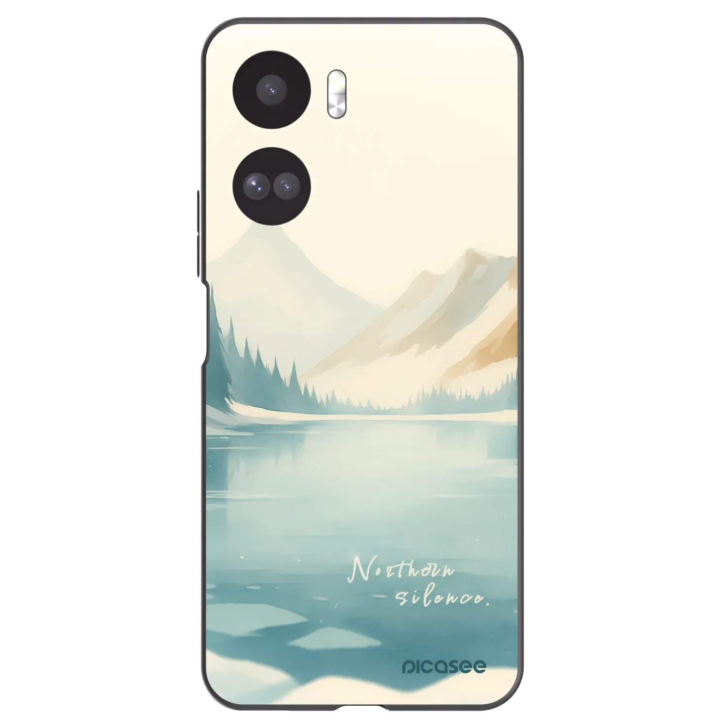 Picasee Μαύρη θήκη σιλικόνης για Honor 90 Lite 5G - NOTHERN SILENCE