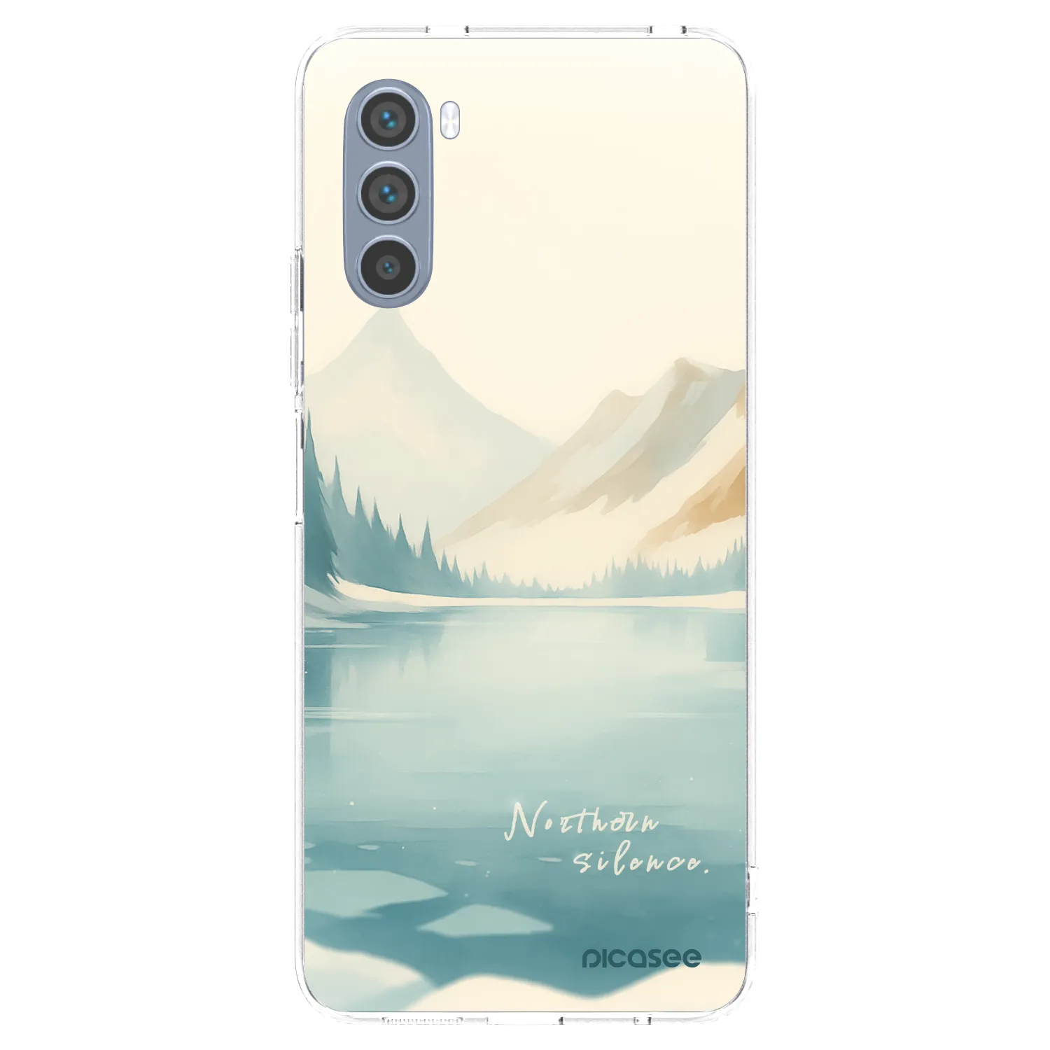 Picasee διαφανής θήκη σιλικόνης Motorola Moto G62 - NOTHERN SILENCE