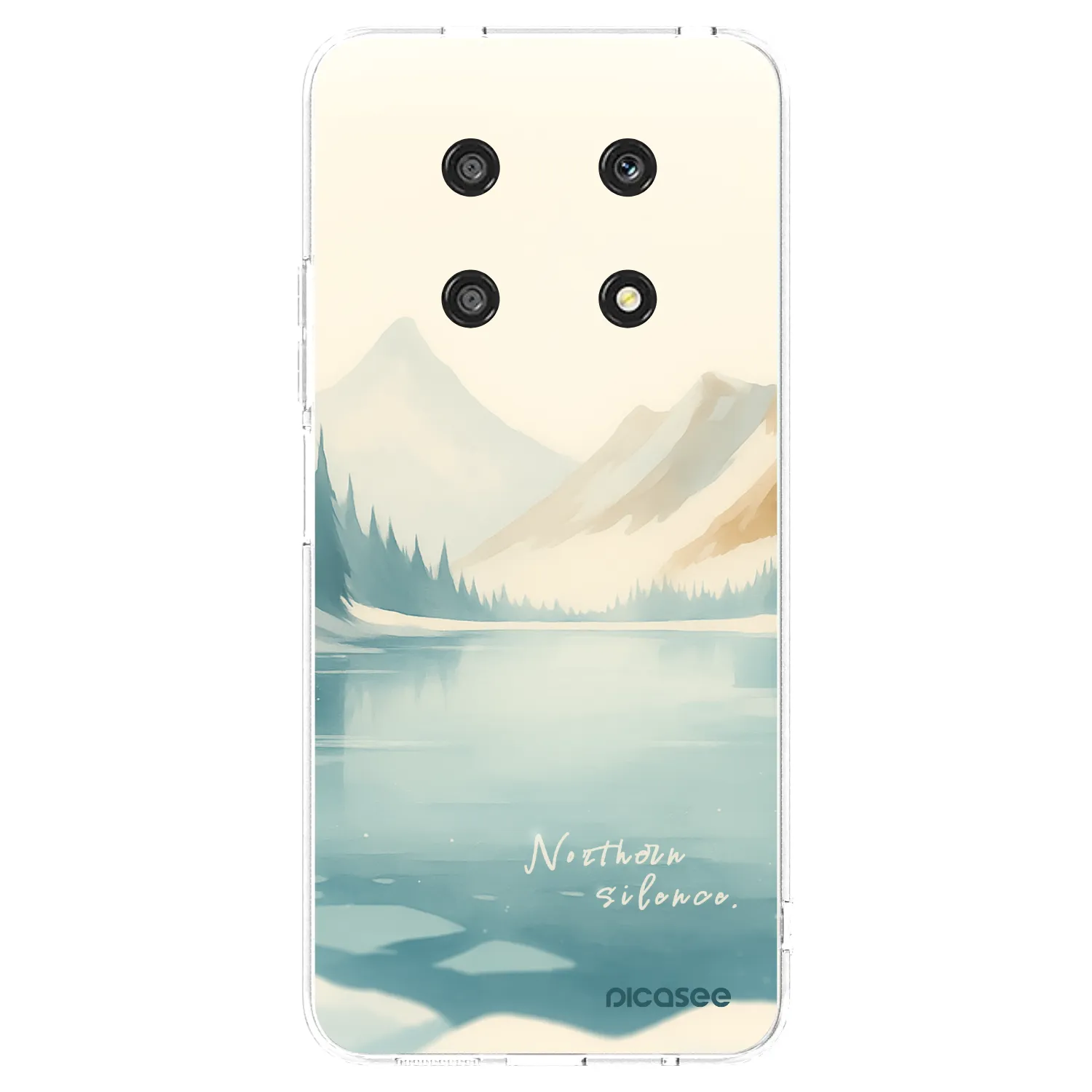 Picasee διαφανής θήκη σιλικόνης Honor Magic4 Lite 5G - NOTHERN SILENCE