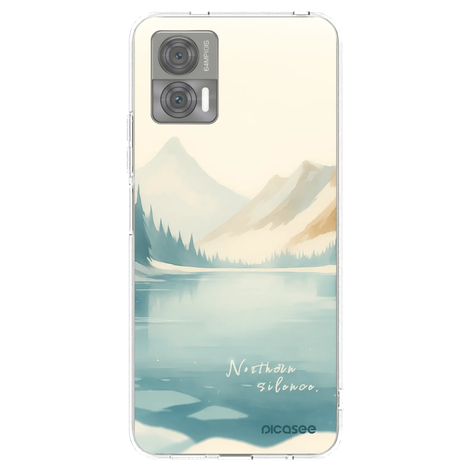 Picasee διαφανής θήκη σιλικόνης Motorola Edge 30 Neo - NOTHERN SILENCE