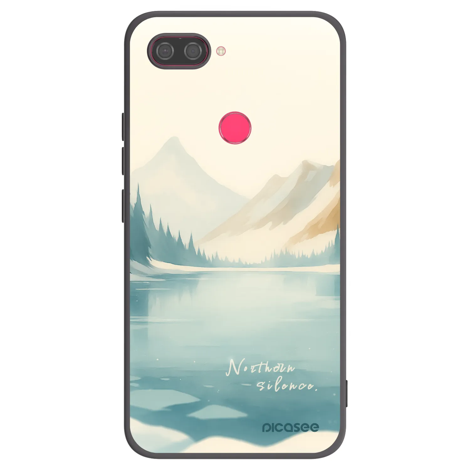 Picasee Μαύρη θήκη σιλικόνης για Xiaomi Mi 8 Lite - NOTHERN SILENCE
