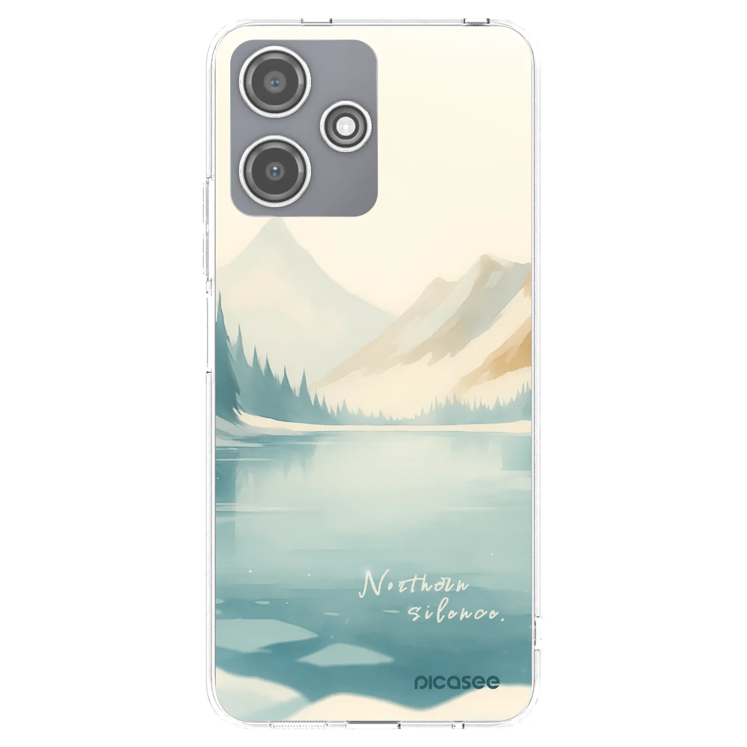 Picasee διαφανής θήκη σιλικόνης Xiaomi Redmi 12 5G - NOTHERN SILENCE