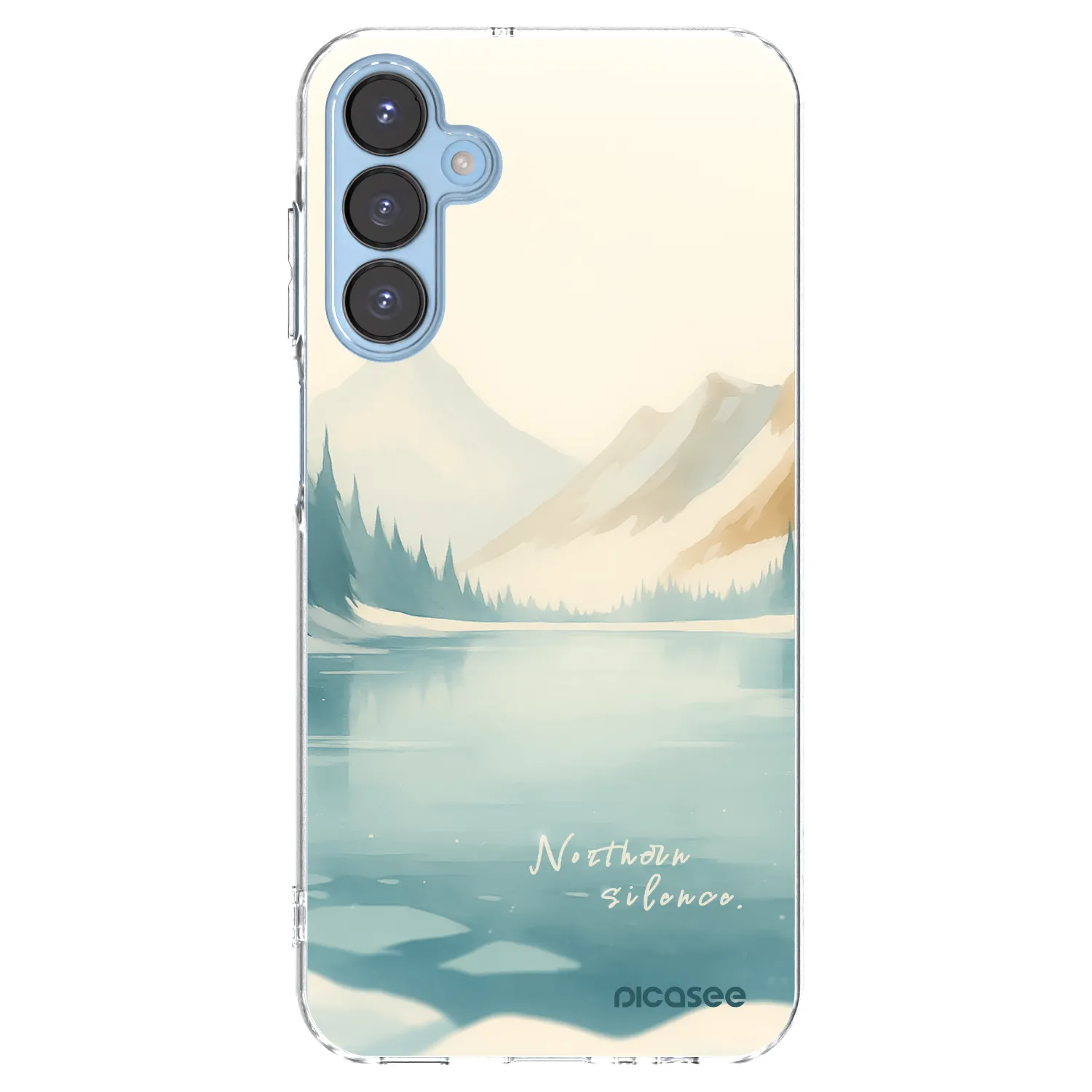 Picasee διαφανής θήκη σιλικόνης Samsung Galaxy A15 A156B 5G - NOTHERN SILENCE