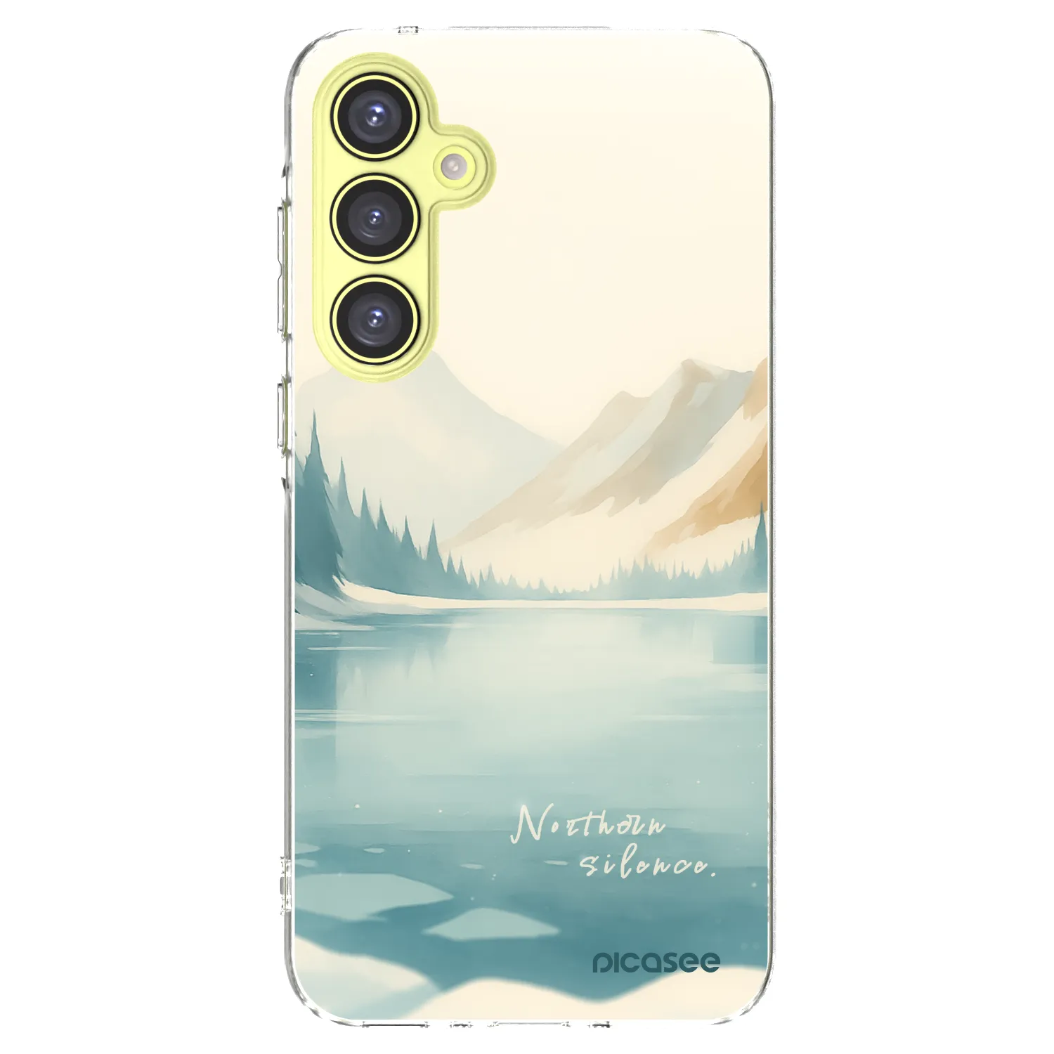 Picasee διαφανής θήκη σιλικόνης Samsung Galaxy A35 5G A356B - NOTHERN SILENCE