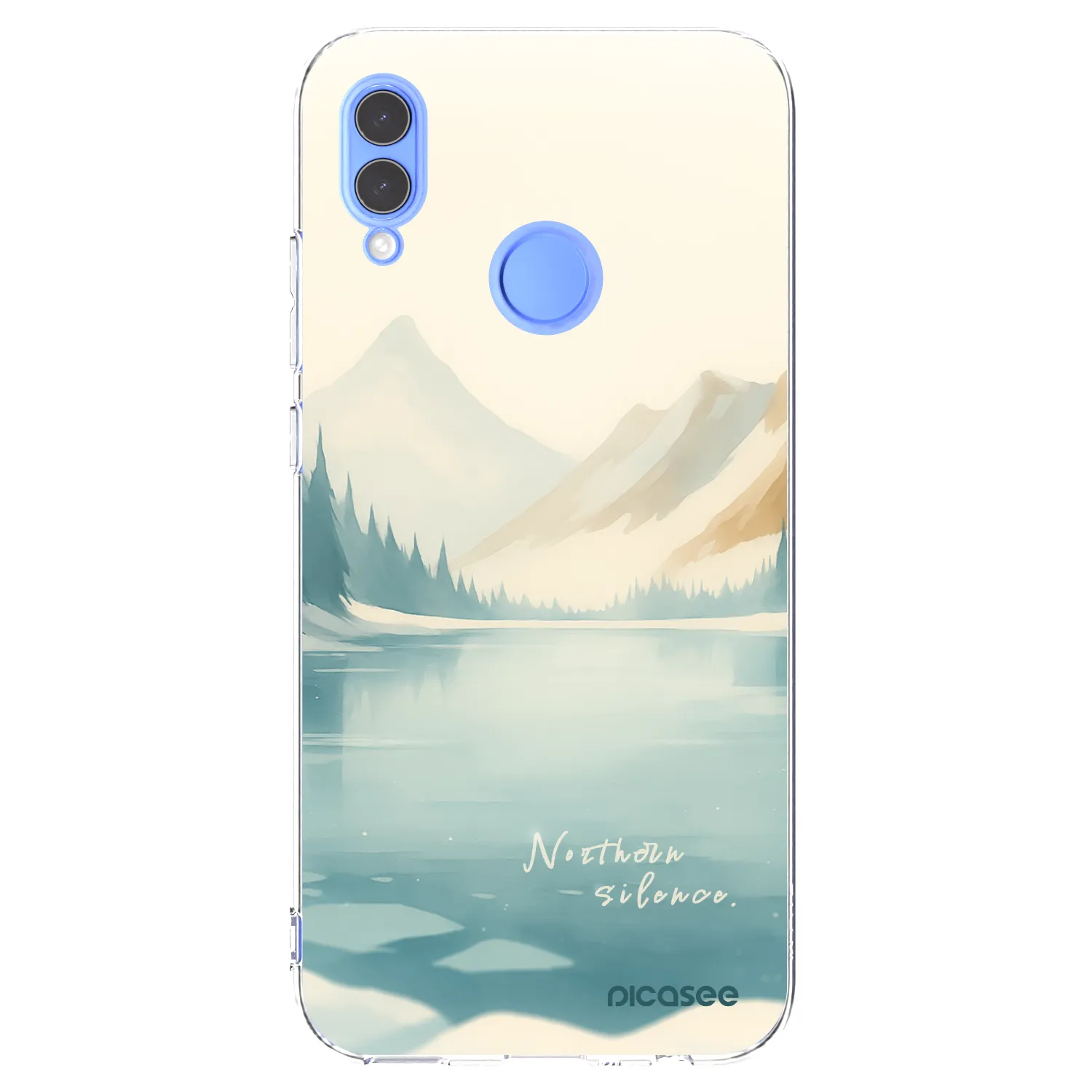Picasee διαφανής θήκη σιλικόνης Honor 10 Lite - NOTHERN SILENCE