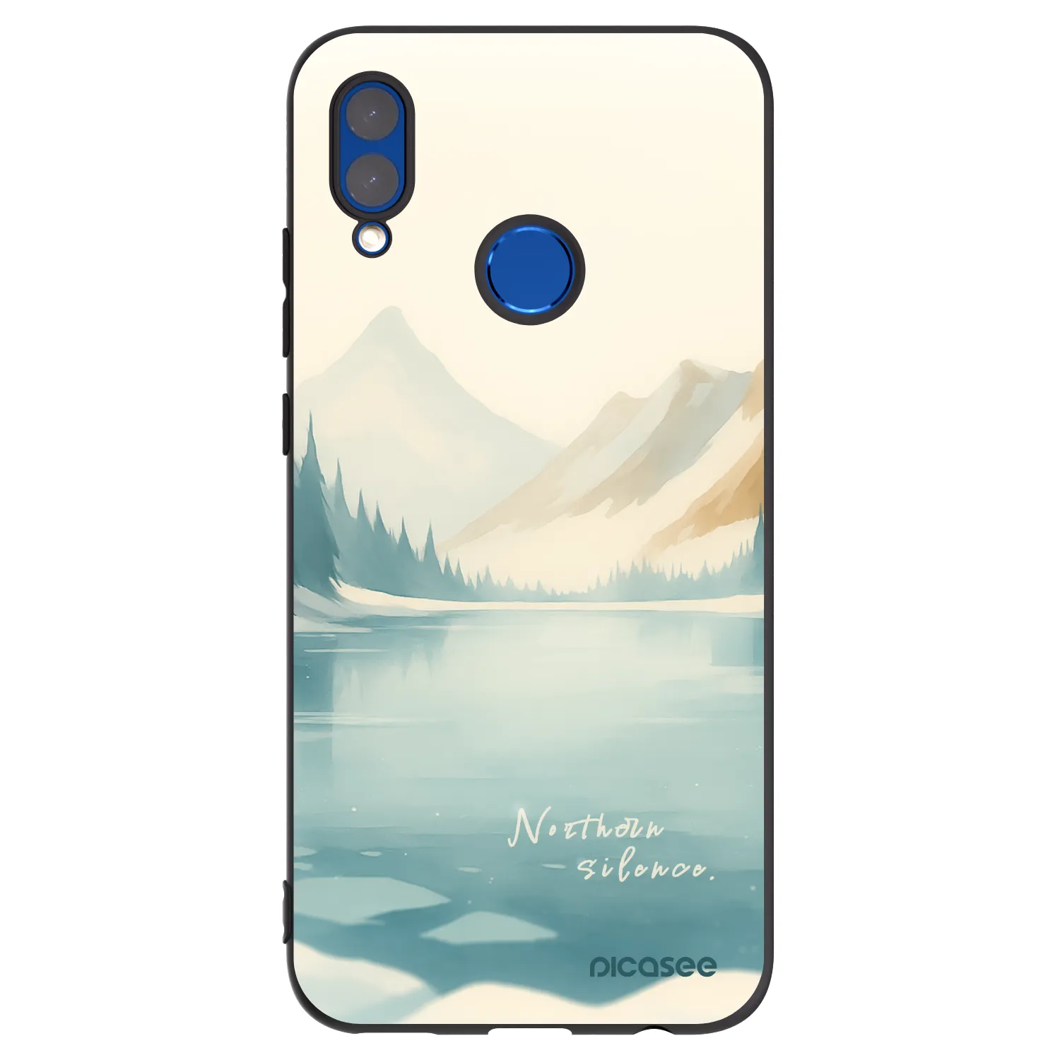 Picasee Μαύρη θήκη σιλικόνης για Honor 10 Lite - NOTHERN SILENCE
