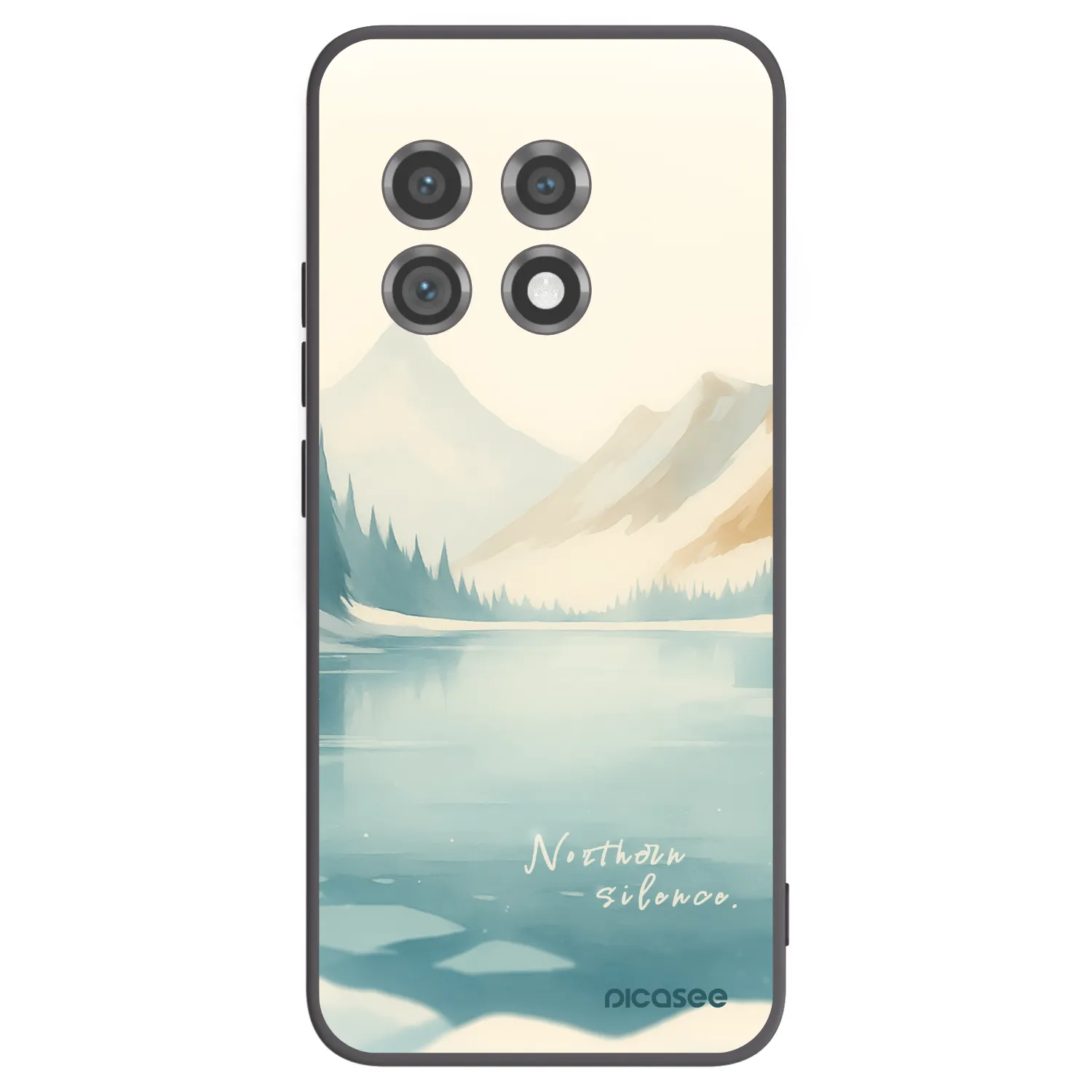 Picasee Μαύρη θήκη σιλικόνης για OnePlus 11 5G - NOTHERN SILENCE