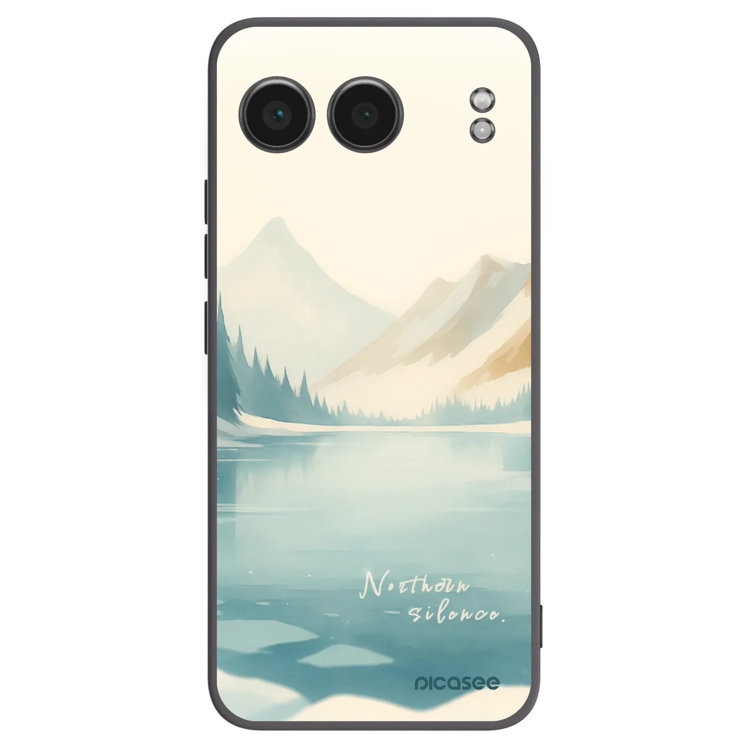Picasee Μαύρη θήκη σιλικόνης για OnePlus Nord 4 - NOTHERN SILENCE