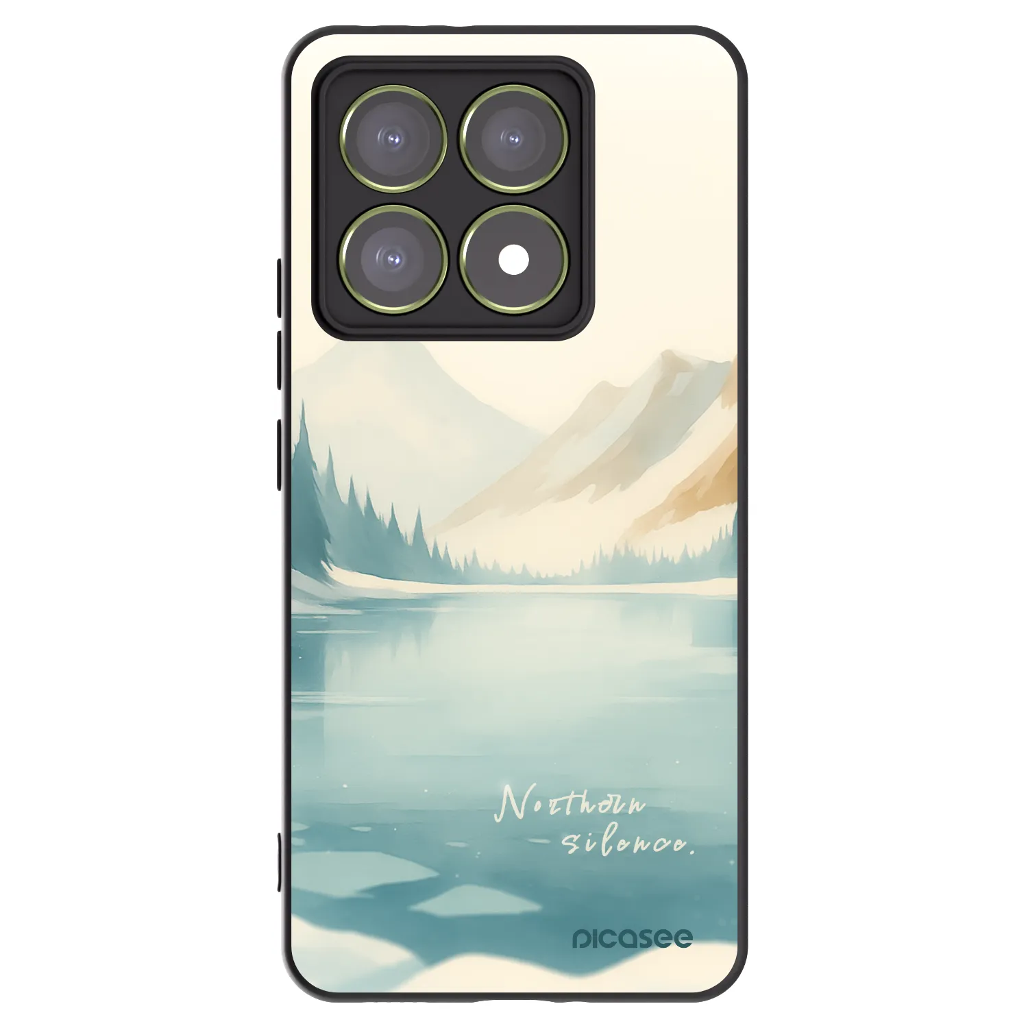 Picasee Μαύρη θήκη σιλικόνης για Xiaomi 14T - NOTHERN SILENCE