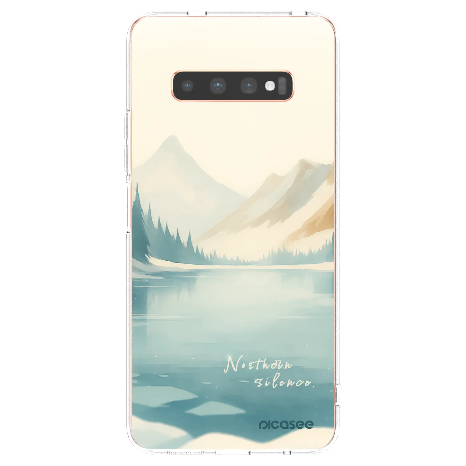 Picasee διαφανής θήκη σιλικόνης Samsung Galaxy S10 Plus G975 - NOTHERN SILENCE