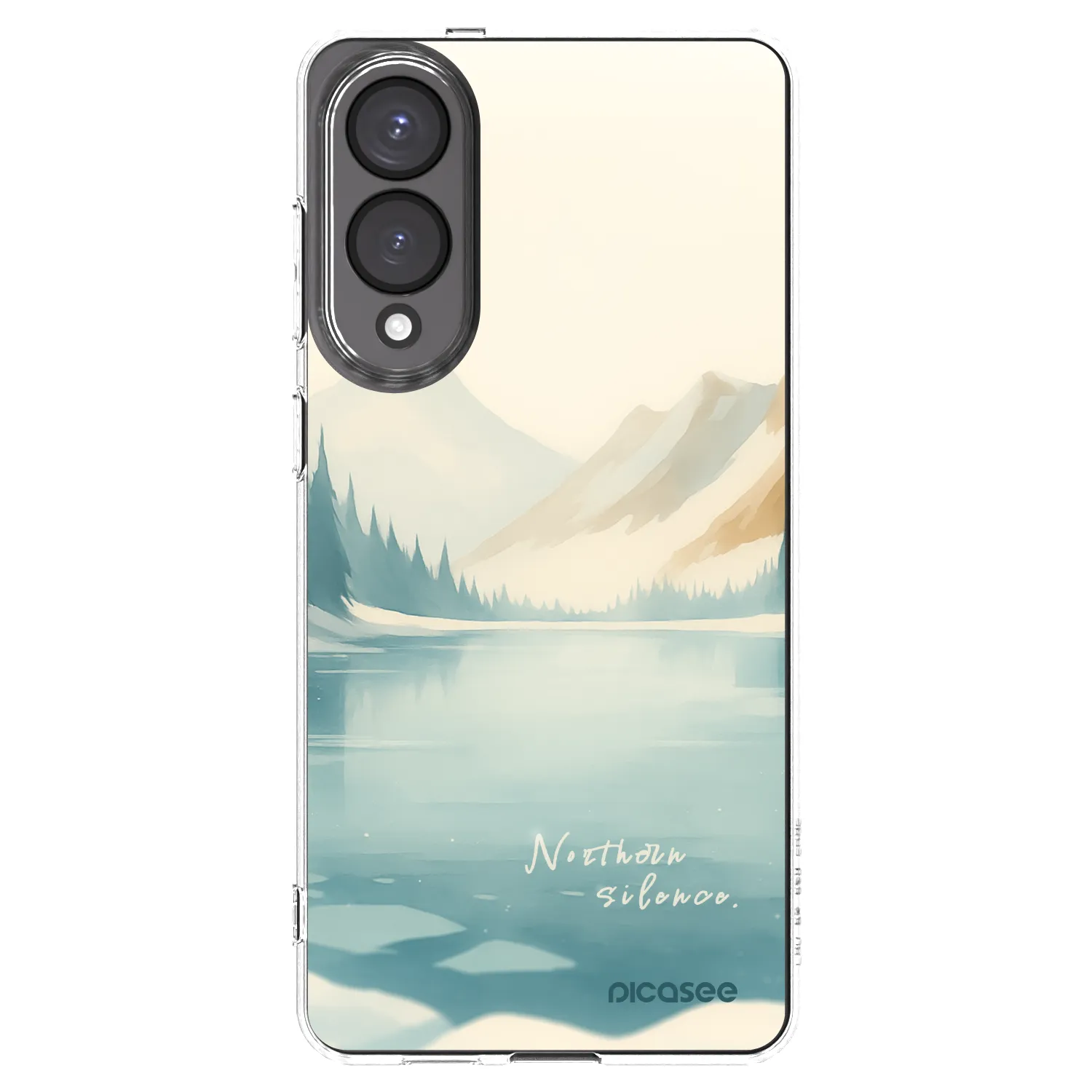 Picasee διαφανής θήκη σιλικόνης Samsung Galaxy S25 Edge 5G - NOTHERN SILENCE