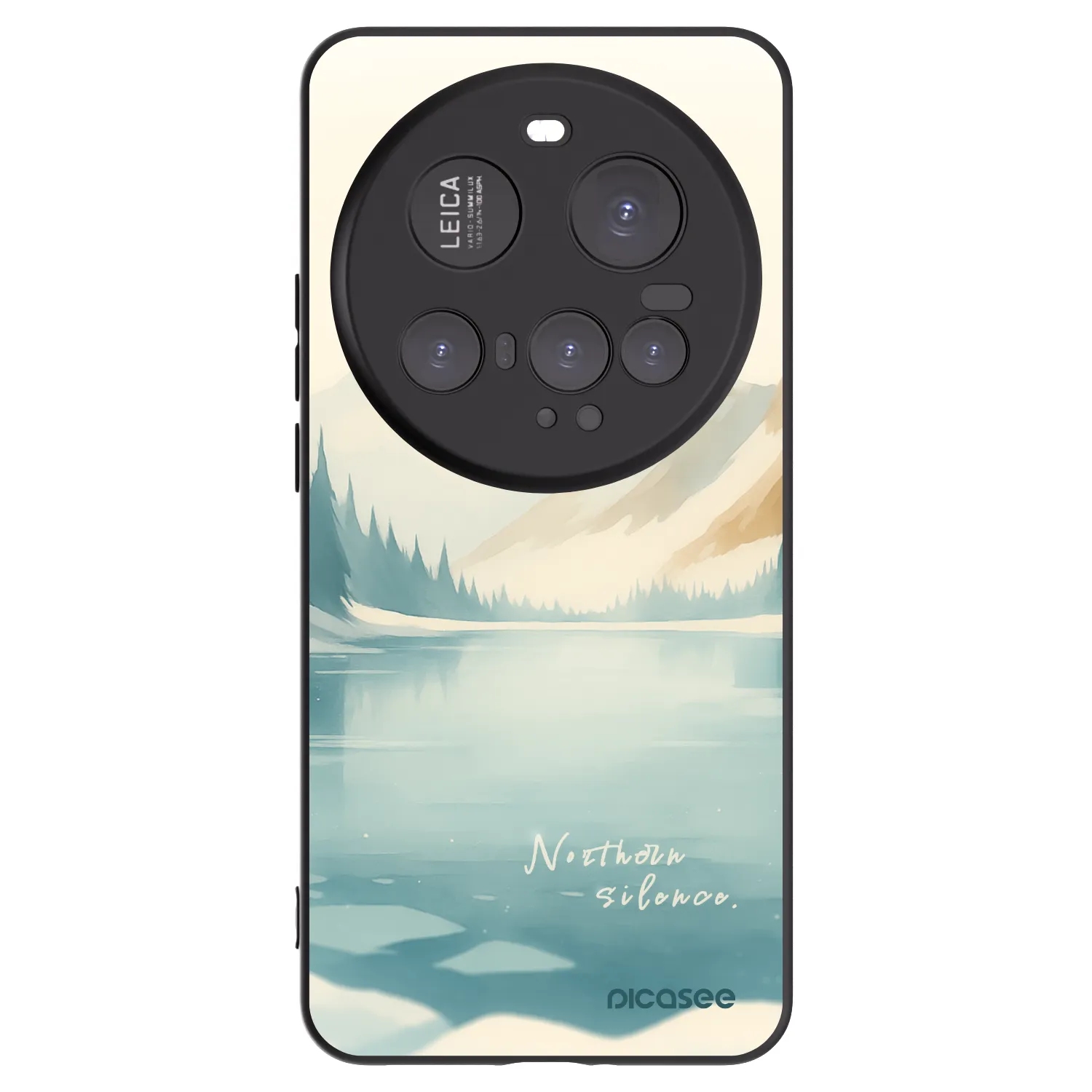 Picasee Μαύρη θήκη σιλικόνης για Xiaomi 15 Ultra - NOTHERN SILENCE