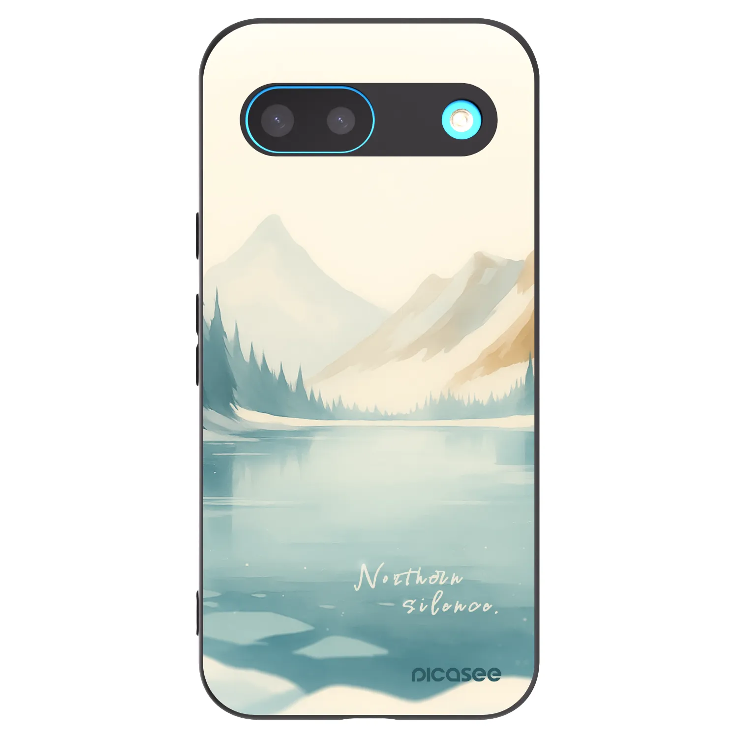 Picasee Μαύρη θήκη σιλικόνης για Google Pixel 8 - NOTHERN SILENCE