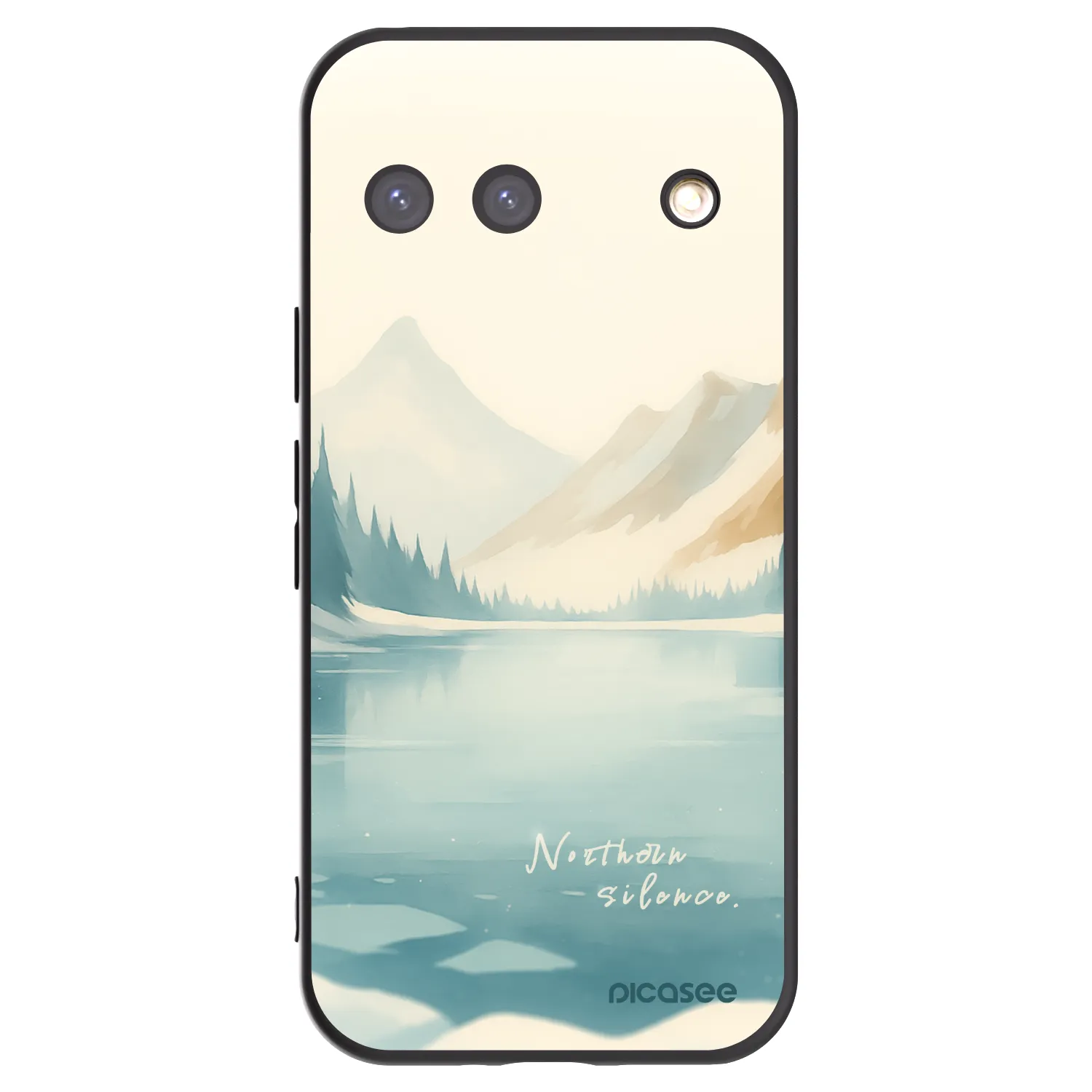 Picasee Μαύρη θήκη σιλικόνης για Google Pixel 9 - NOTHERN SILENCE