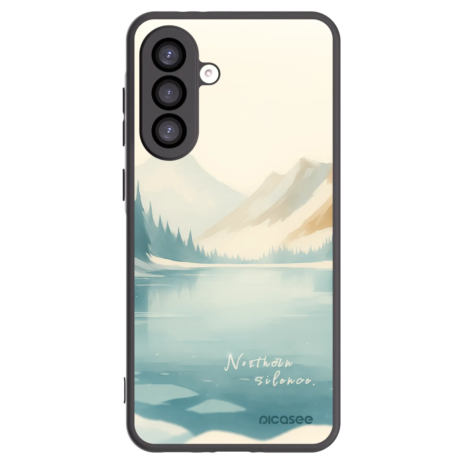Picasee Μαύρη θήκη σιλικόνης για Samsung Galaxy A26 5G A266B - NOTHERN SILENCE