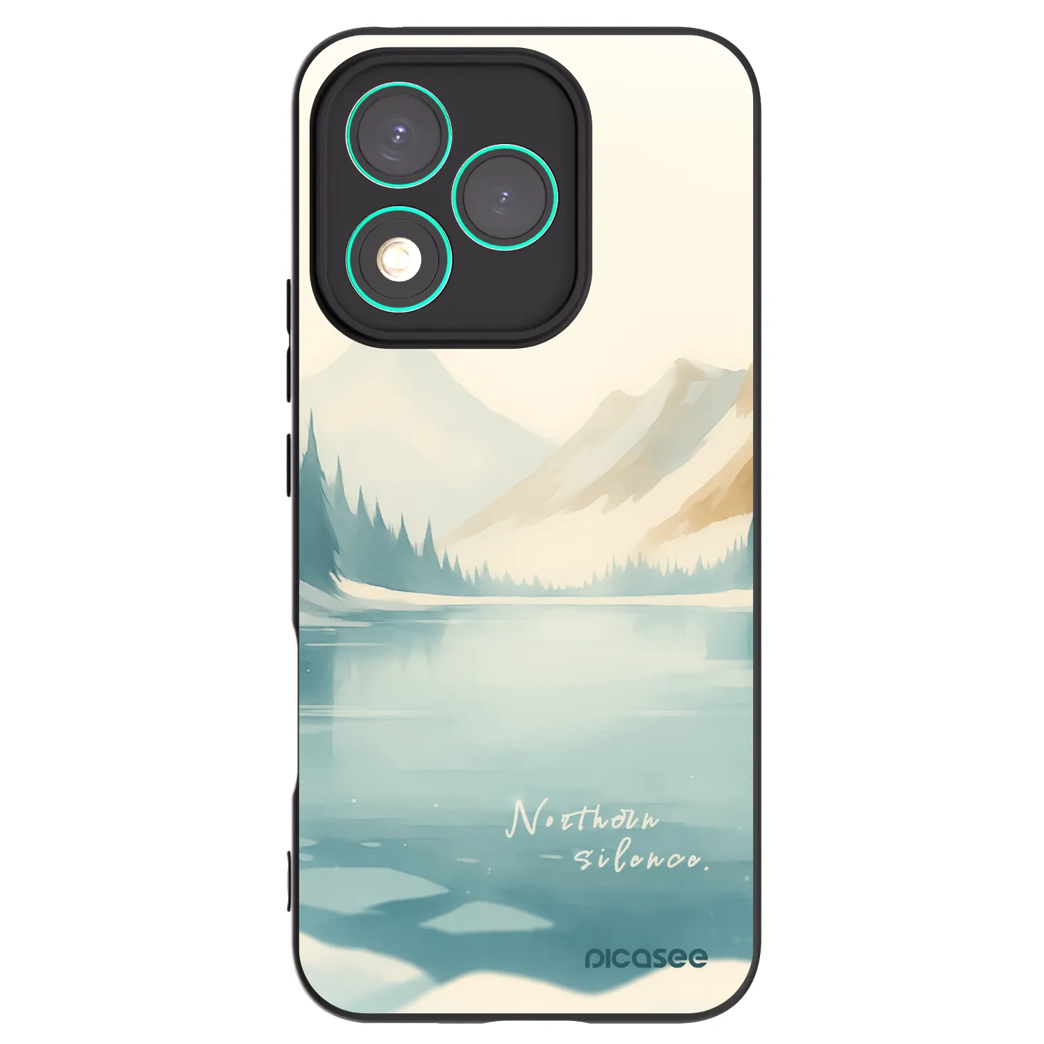 Picasee Μαύρη θήκη σιλικόνης για Honor 400 Lite 5G - NOTHERN SILENCE