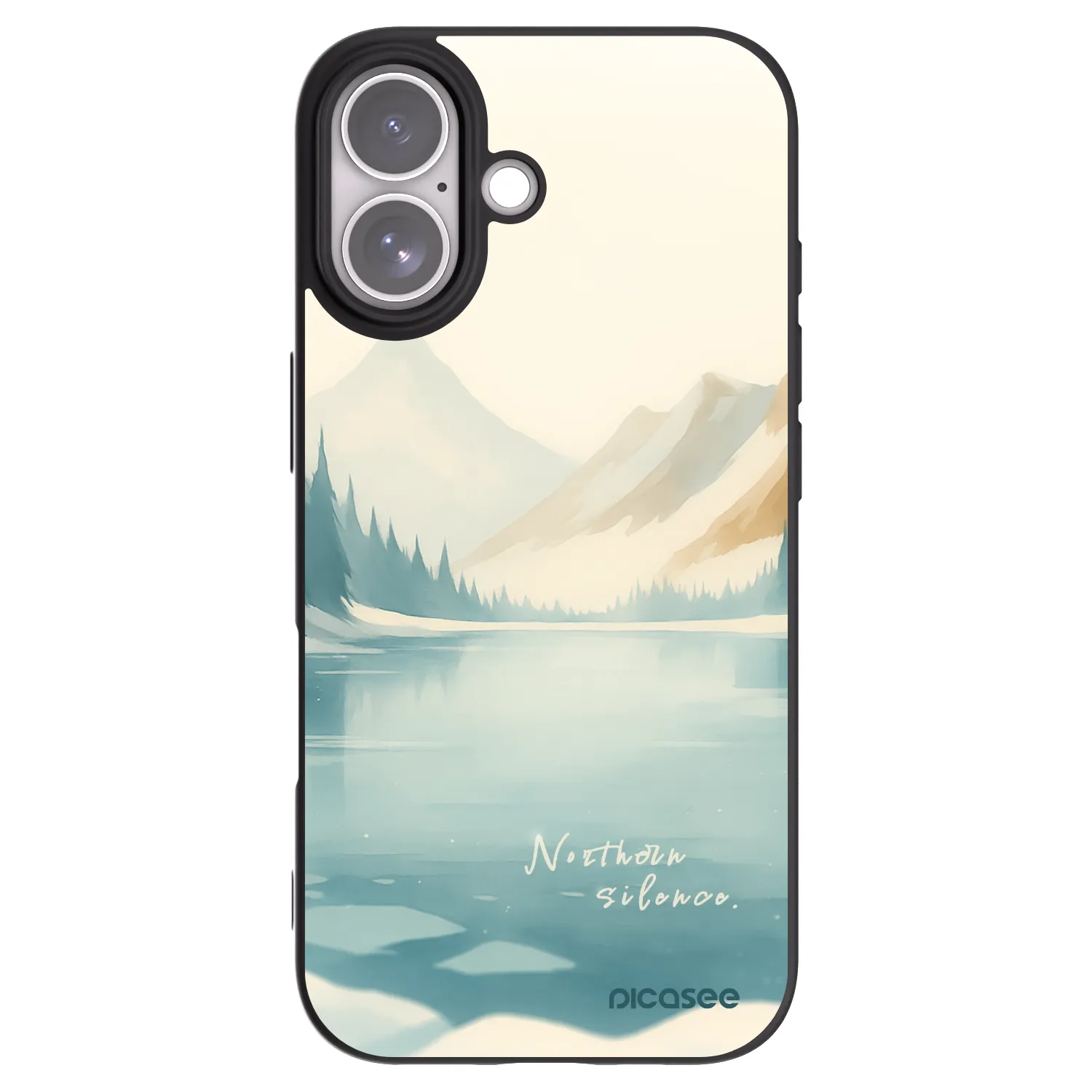 Picasee Μαύρη θήκη σιλικόνης για Apple iPhone 17 - NOTHERN SILENCE