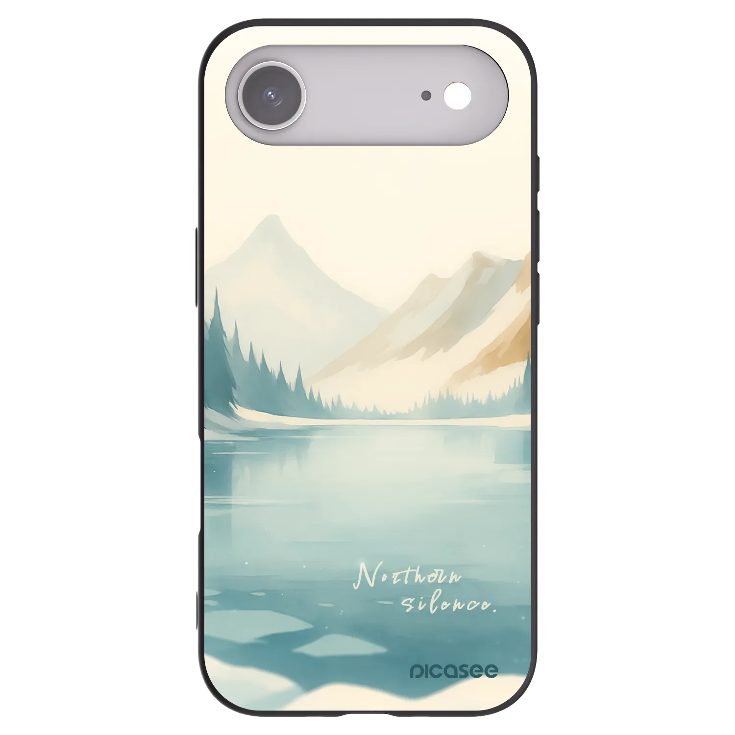 Picasee Μαύρη θήκη σιλικόνης για Apple iPhone Air - NOTHERN SILENCE