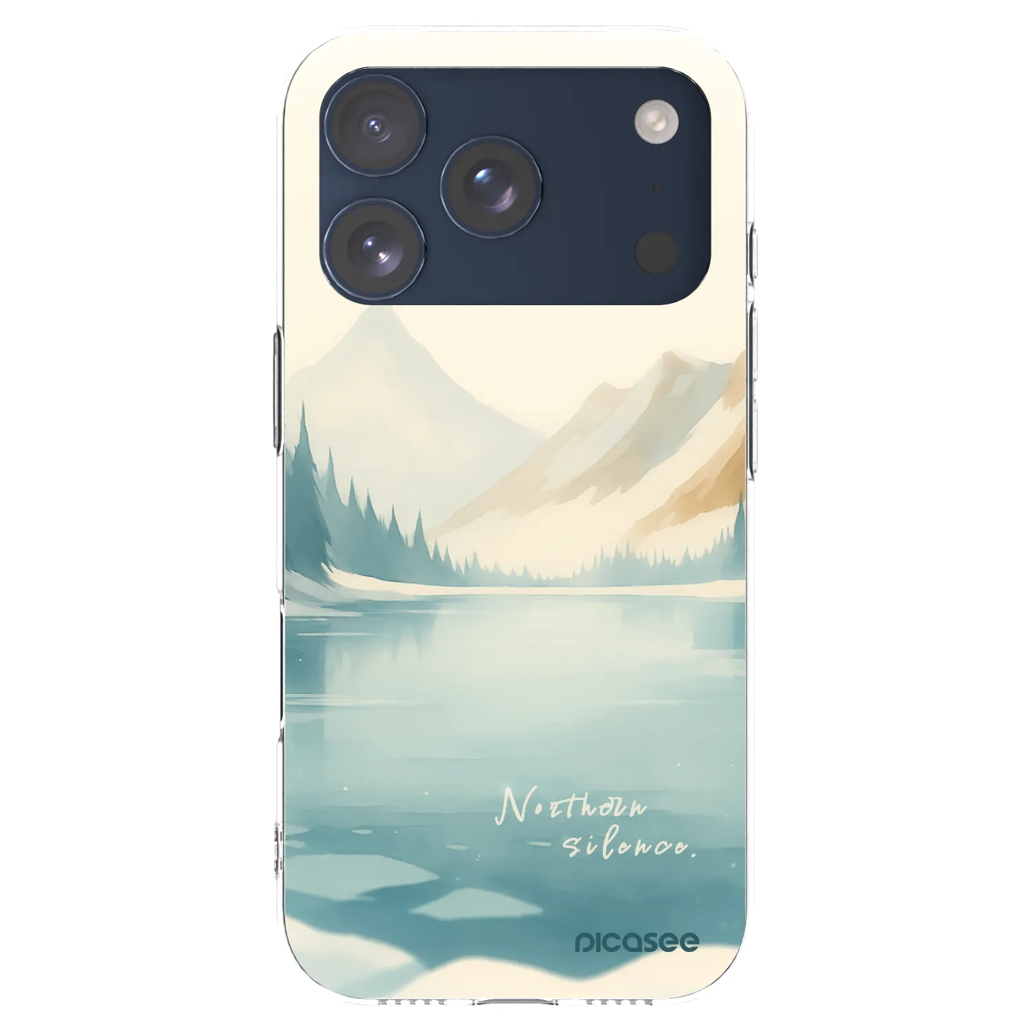 Picasee διαφανής θήκη σιλικόνης Apple iPhone 17 Pro - NOTHERN SILENCE