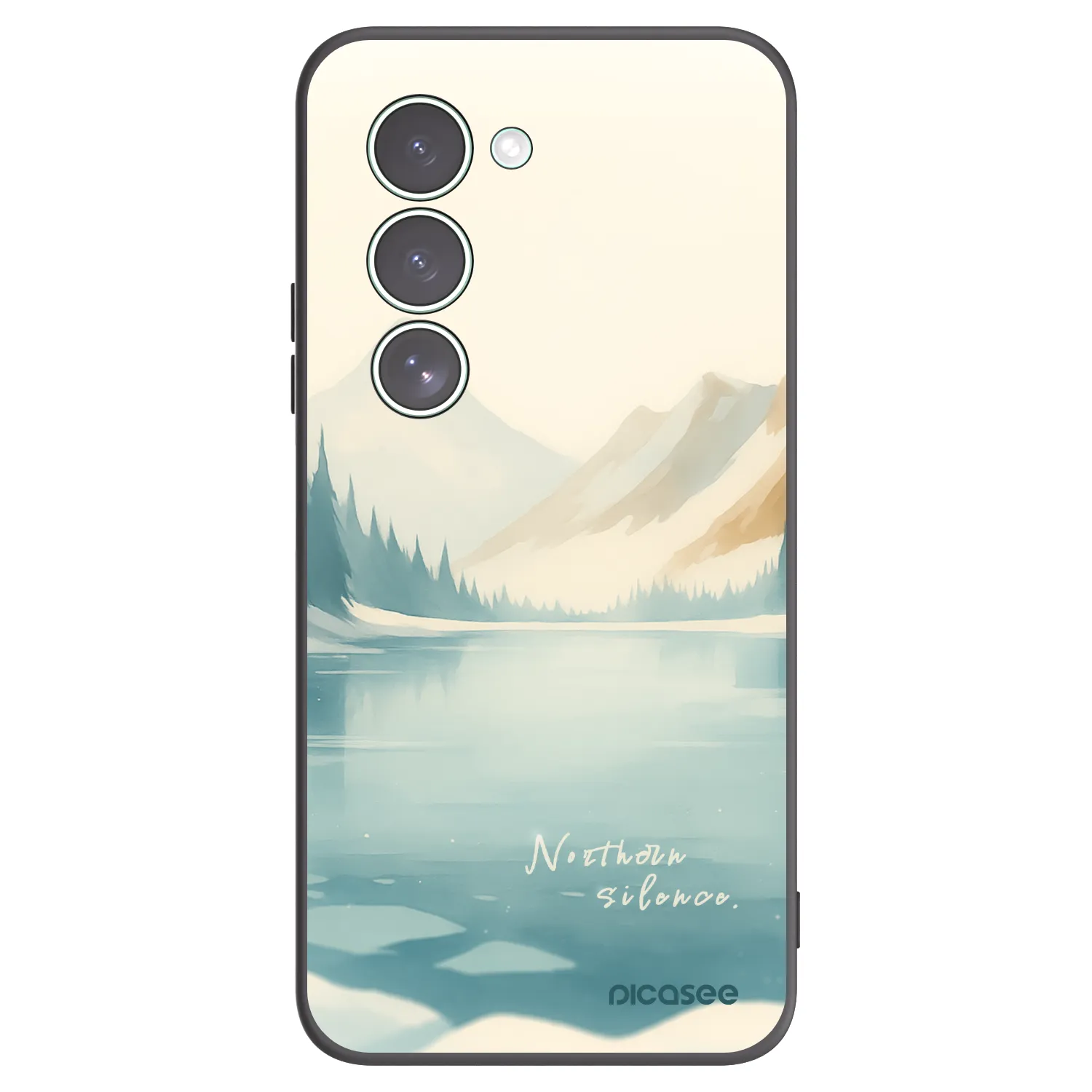 Picasee Μαύρη θήκη σιλικόνης για Xiaomi Redmi 15 5G - NOTHERN SILENCE