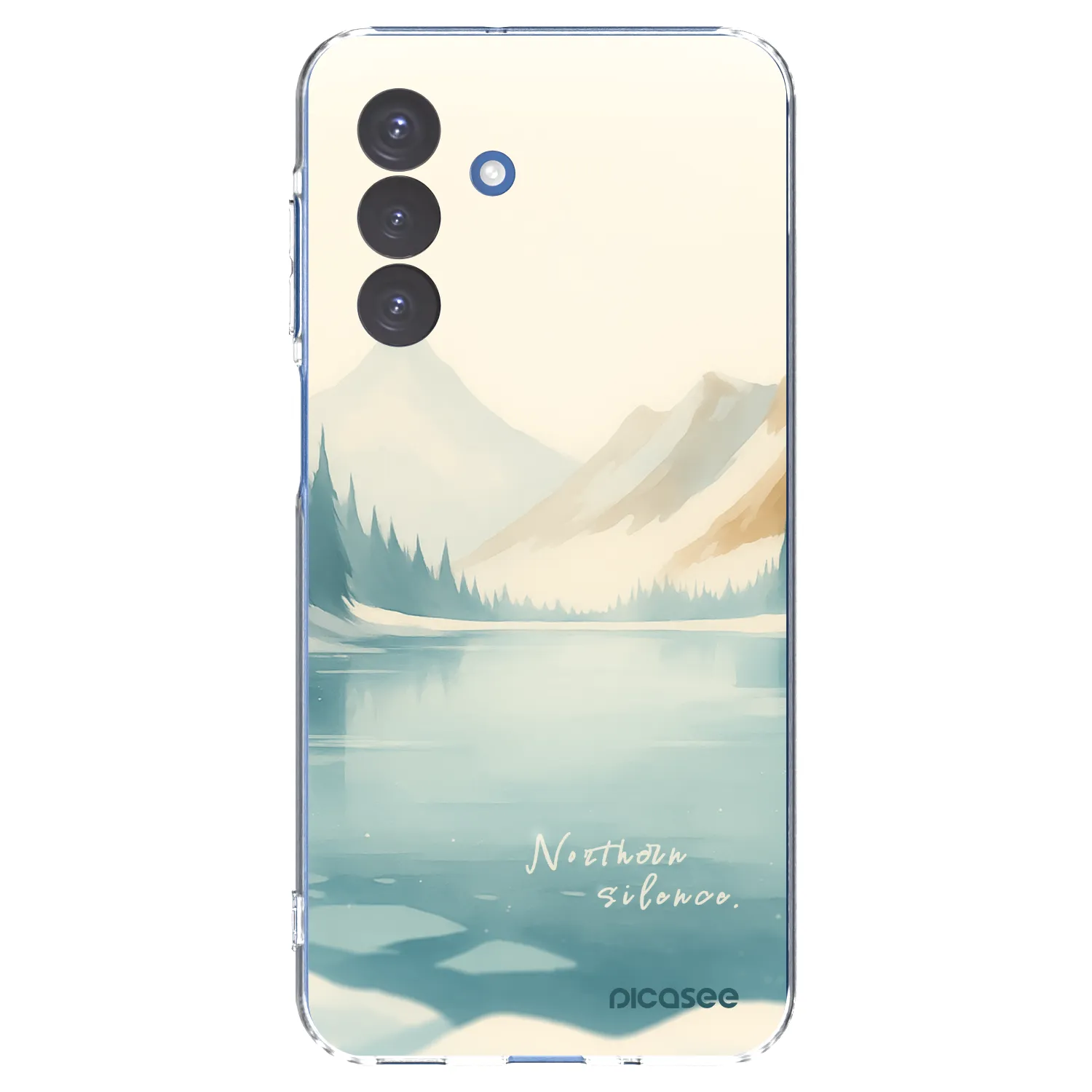 Picasee διαφανής θήκη σιλικόνης Samsung Galaxy A17 5G - NOTHERN SILENCE
