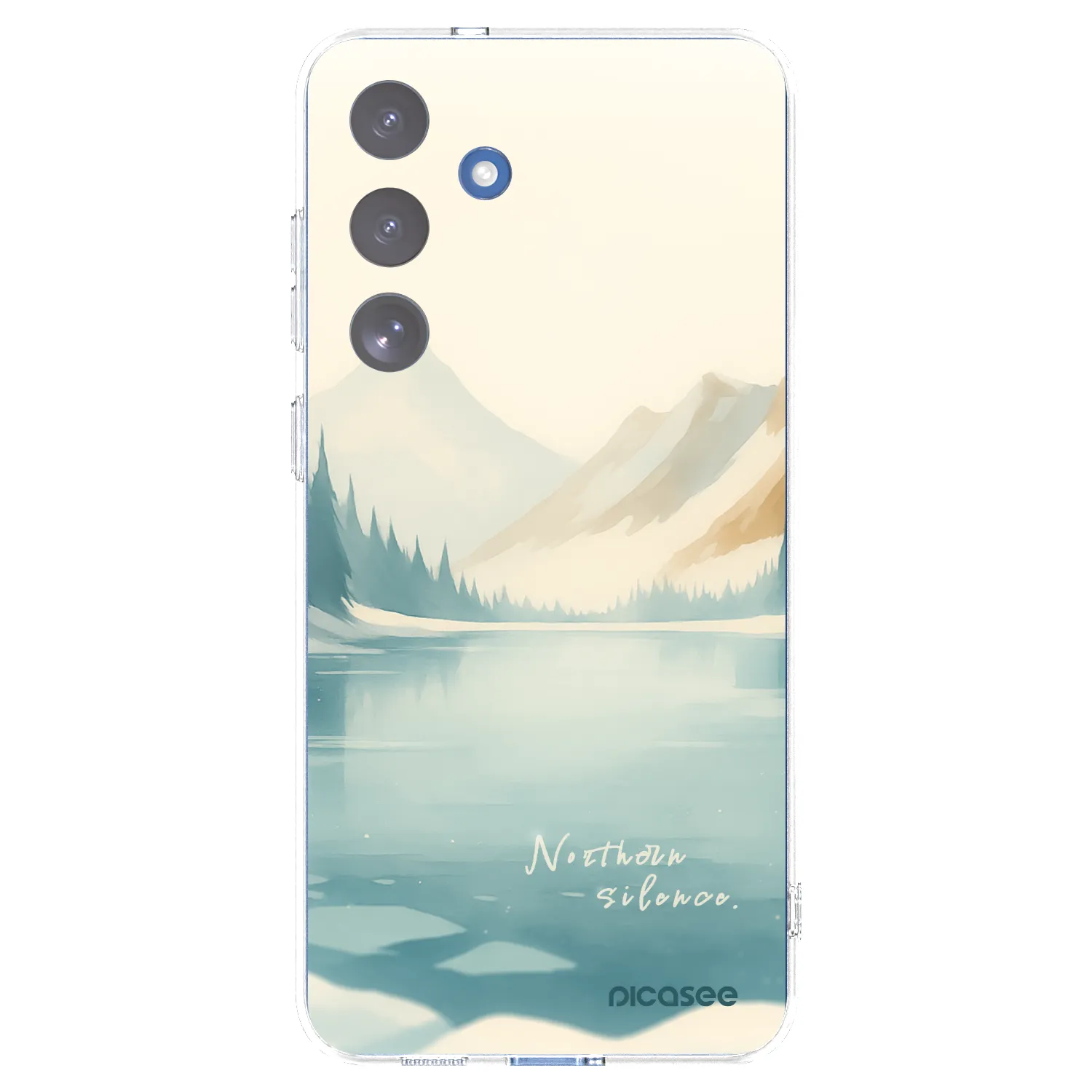 Picasee διαφανής θήκη σιλικόνης Samsung Galaxy S25 FE 5G - NOTHERN SILENCE