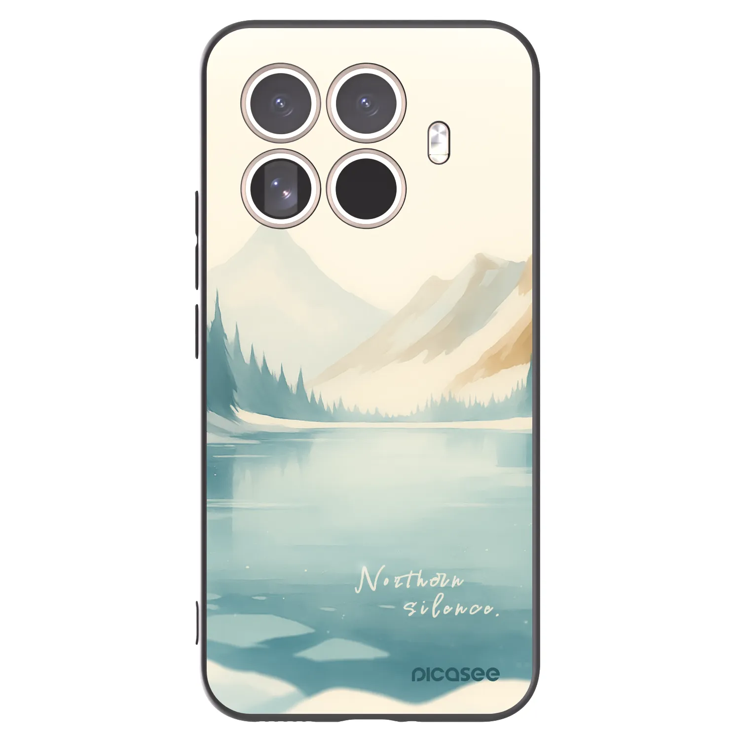 Picasee Μαύρη θήκη σιλικόνης για Xiaomi 15T Pro - NOTHERN SILENCE