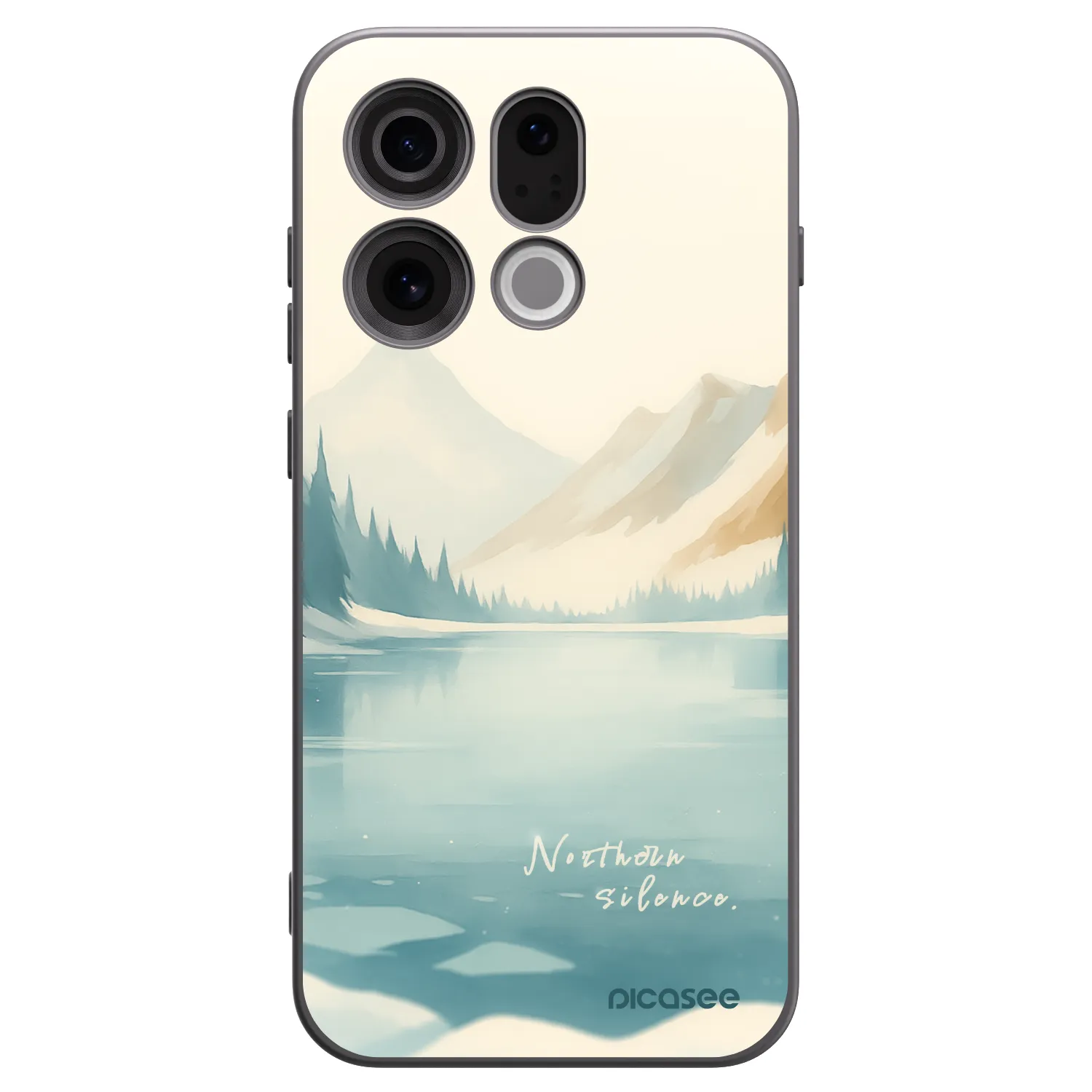 Picasee Μαύρη θήκη σιλικόνης για OPPO Find X9 - NOTHERN SILENCE