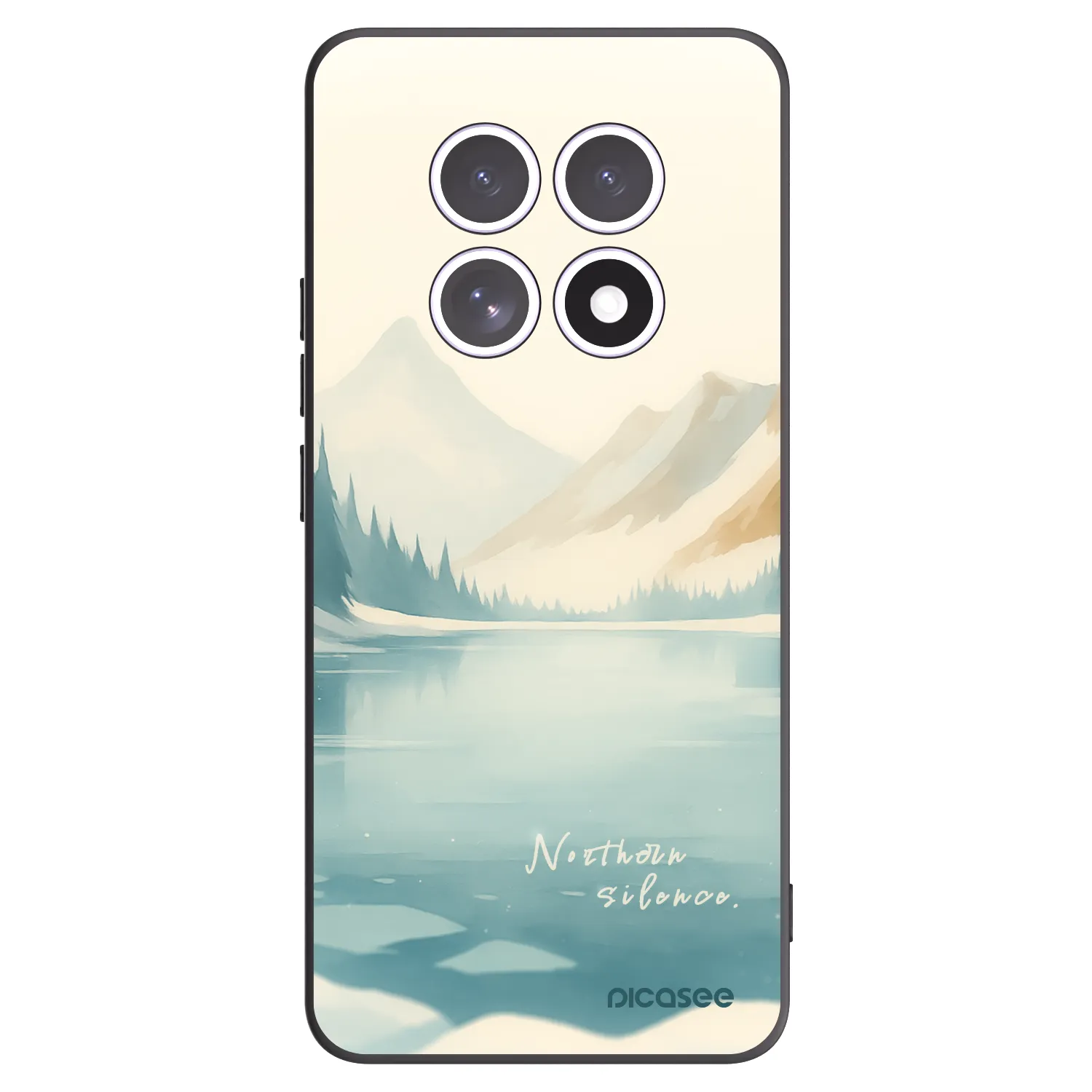 Picasee Μαύρη θήκη σιλικόνης για Xiaomi Redmi Note 15 5G - NOTHERN SILENCE