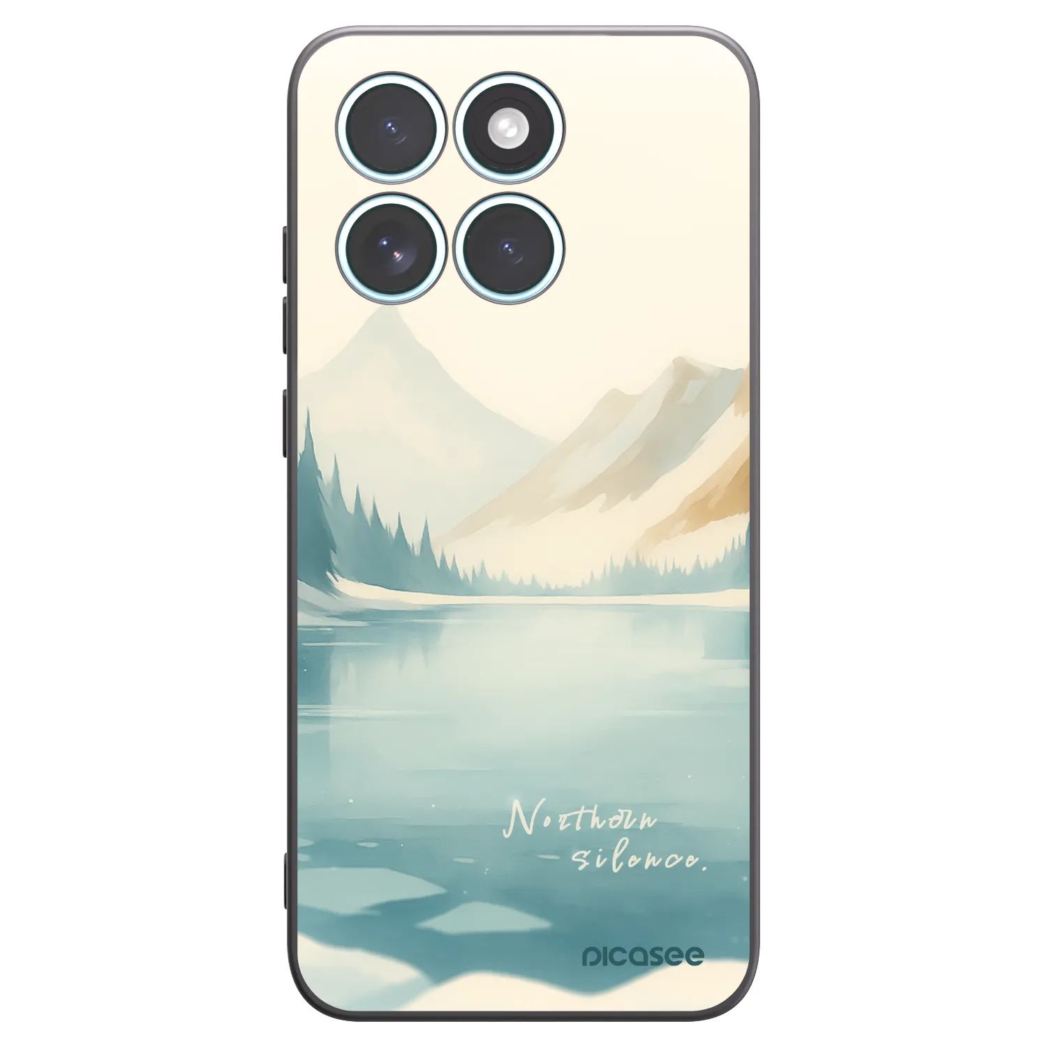 Picasee Μαύρη θήκη σιλικόνης για Motorola Edge 70 Fusion - NOTHERN SILENCE