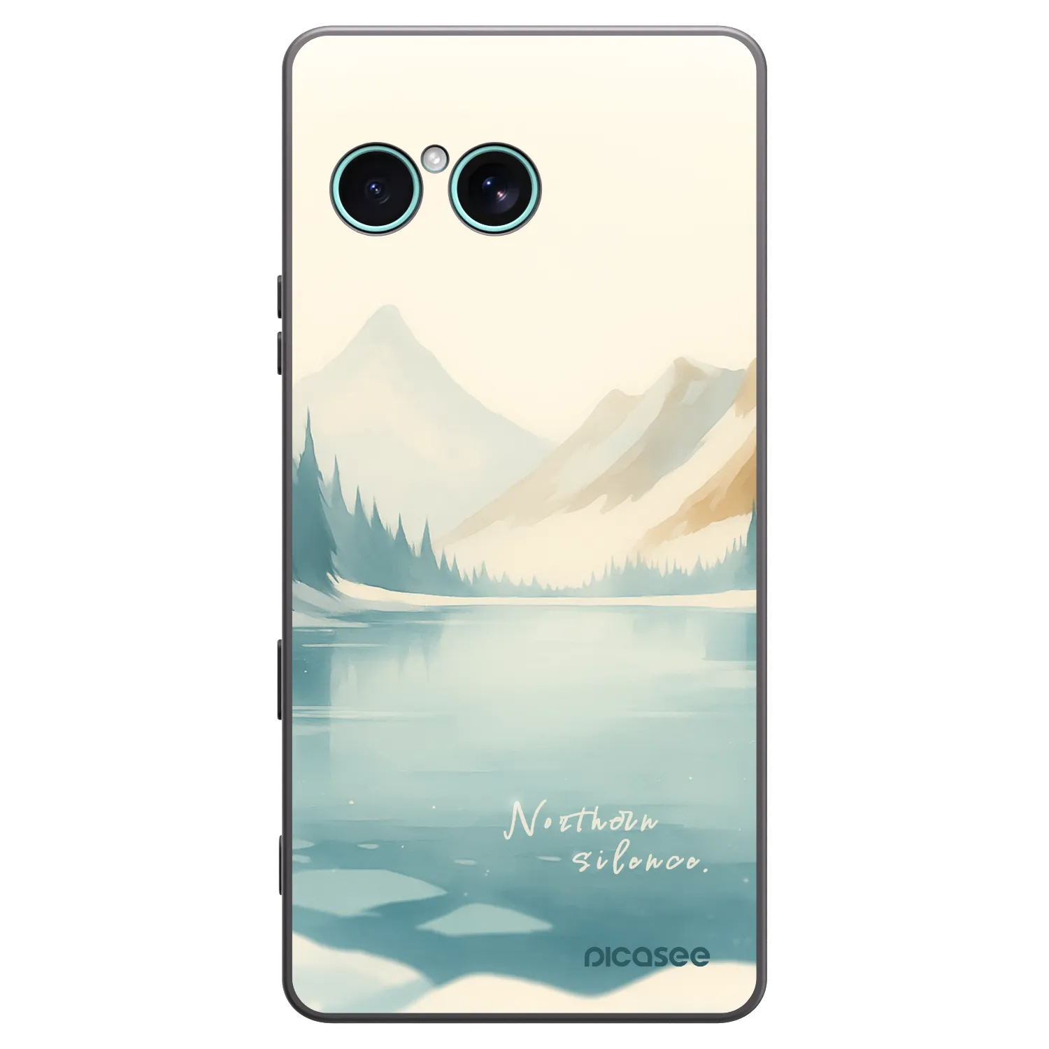 Picasee Μαύρη θήκη σιλικόνης για Sony Xperia 10 VII - NOTHERN SILENCE